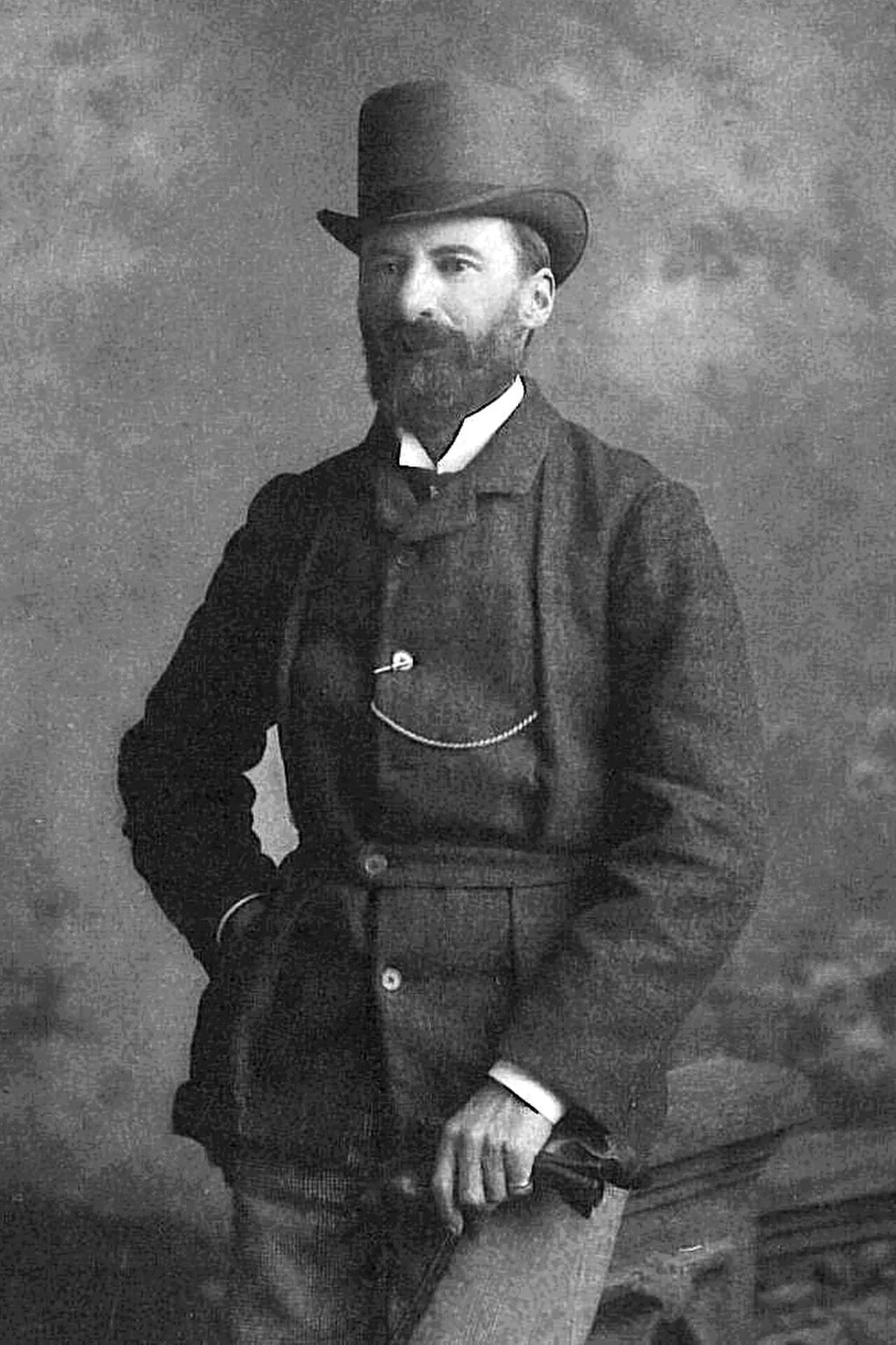 Porträt von Arthur Stark (1846–1899) – Gedenkseite