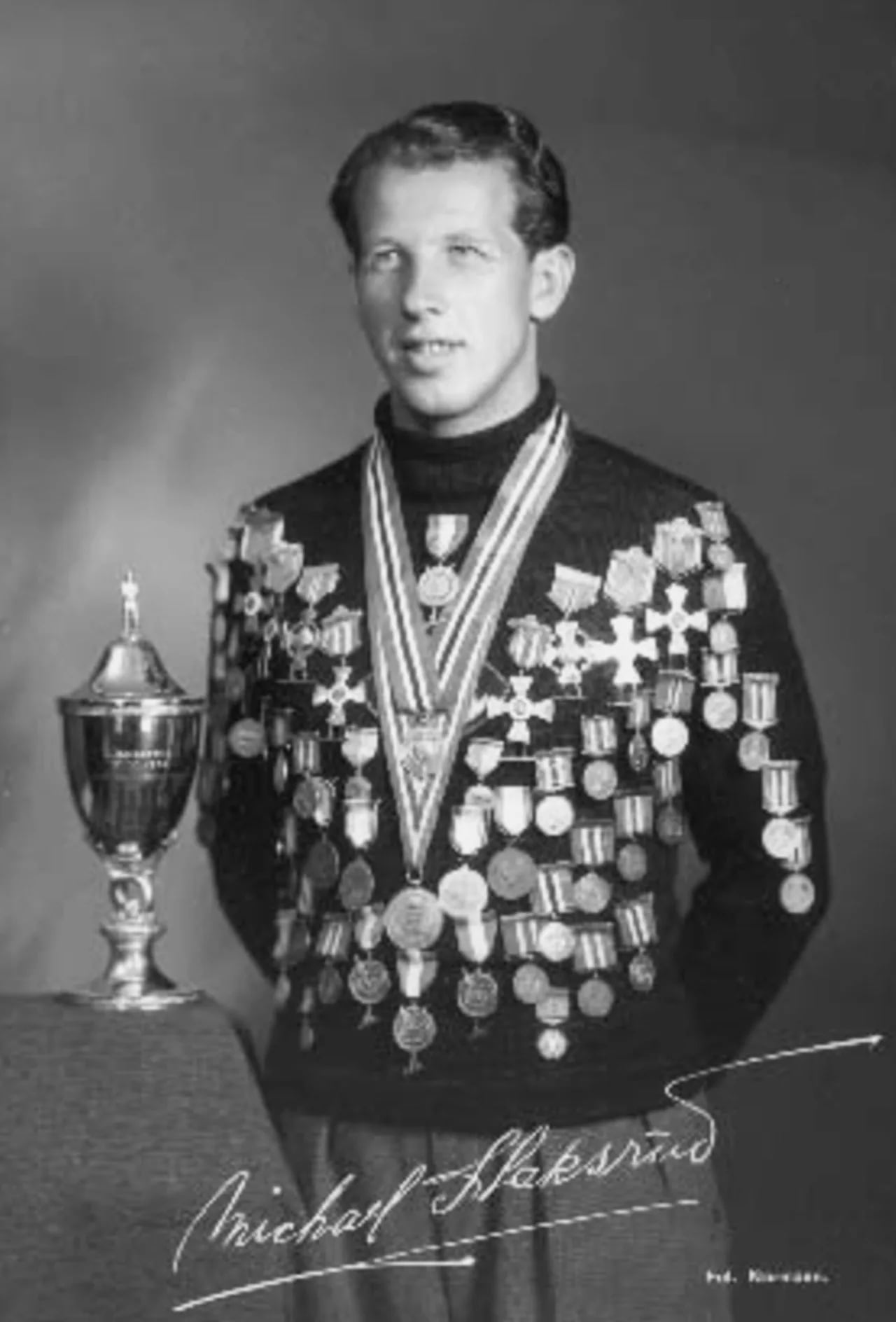 Portrait of Michael Staksrud (1908–1940) – memorial page
