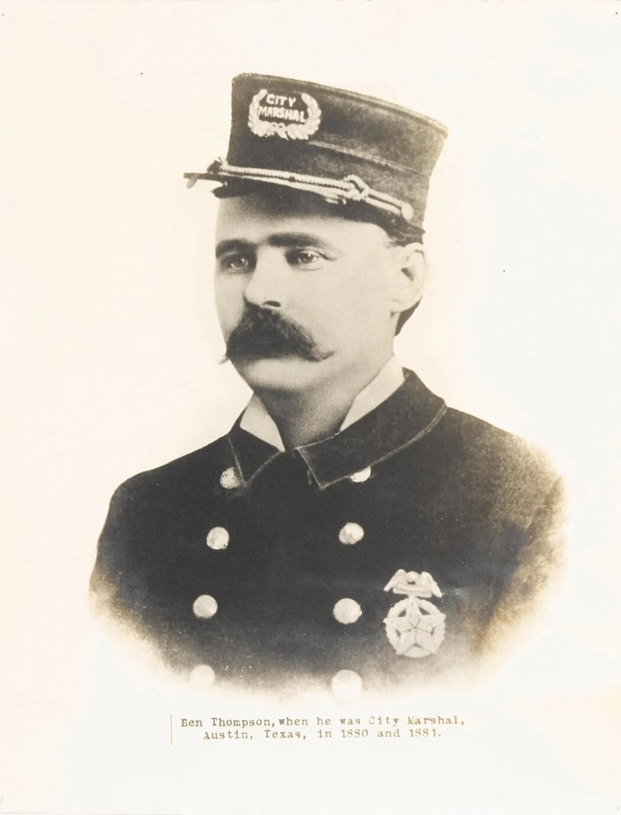 Portrait of Ben Thompson (1843–1884) – memorial page