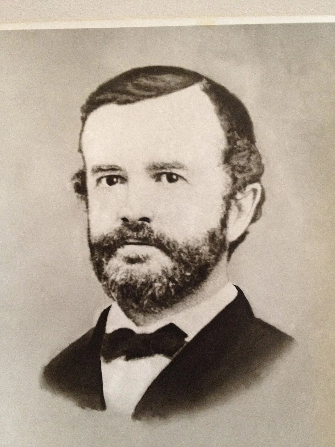 Porträt von Benjamin F. B. Hunter (1821–1884) – Gedenkseite