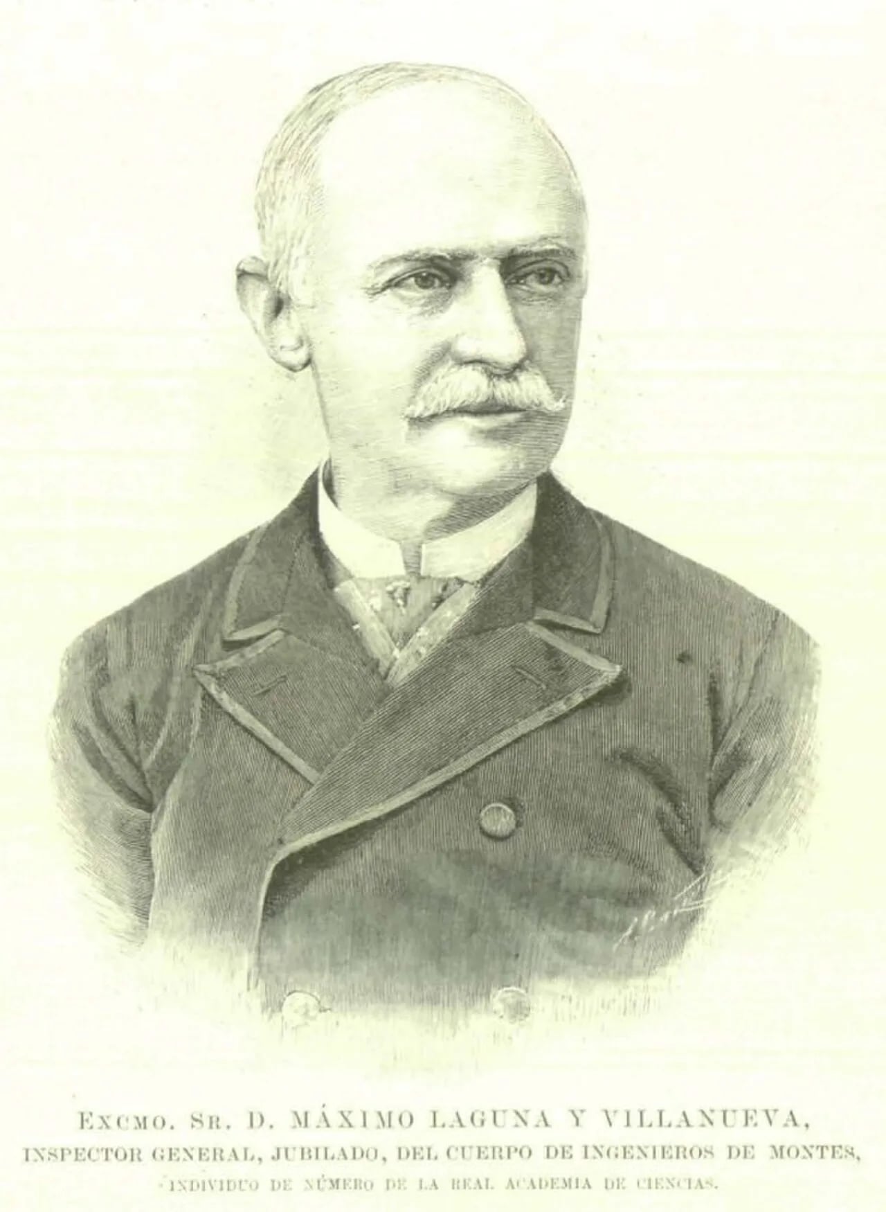 Porträt von Benjamín Máximo Laguna (1826–1902) – Gedenkseite