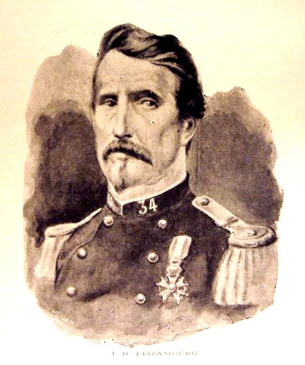 Porträt von Joan Batista Elizanburu (1828–1891) – Gedenkseite