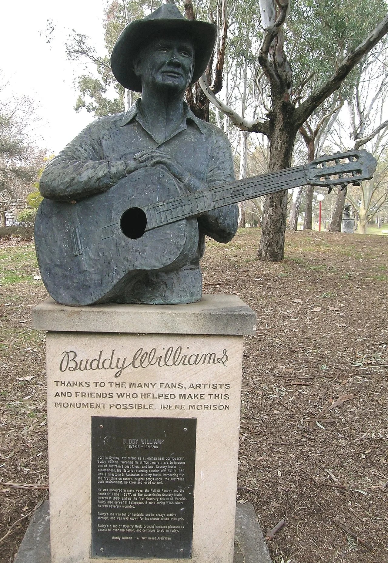 Porträt von Buddy Williams (1918–1986) – Gedenkseite