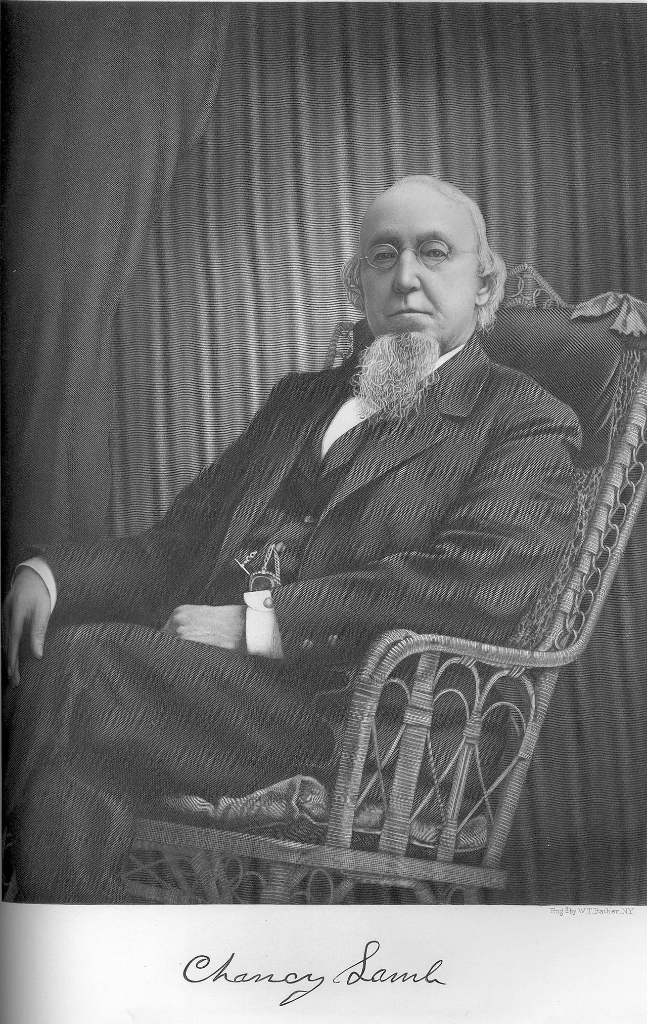 Porträt von Chancy Lamb (1816–1897) – Gedenkseite