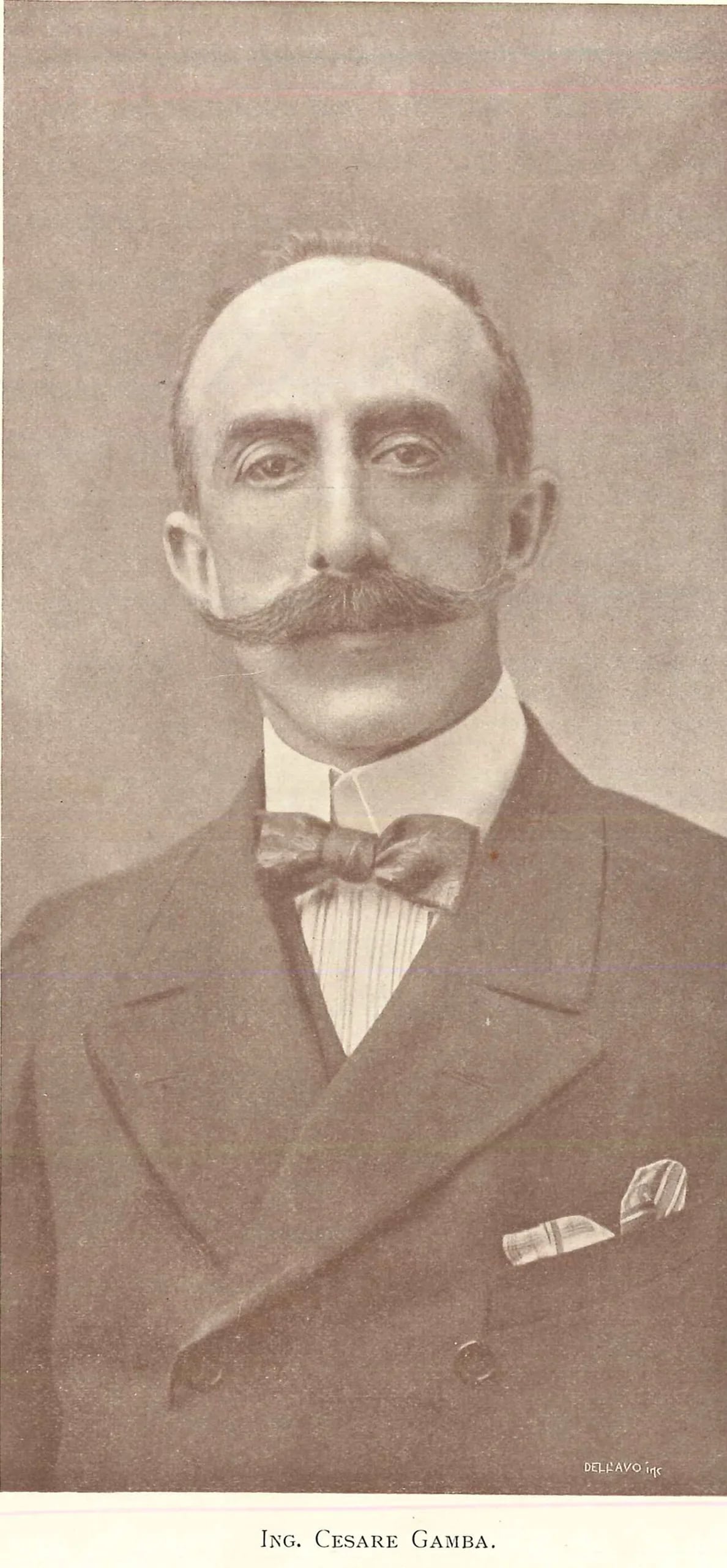 Porträt von Cesare Gamba (1851–1927) – Gedenkseite