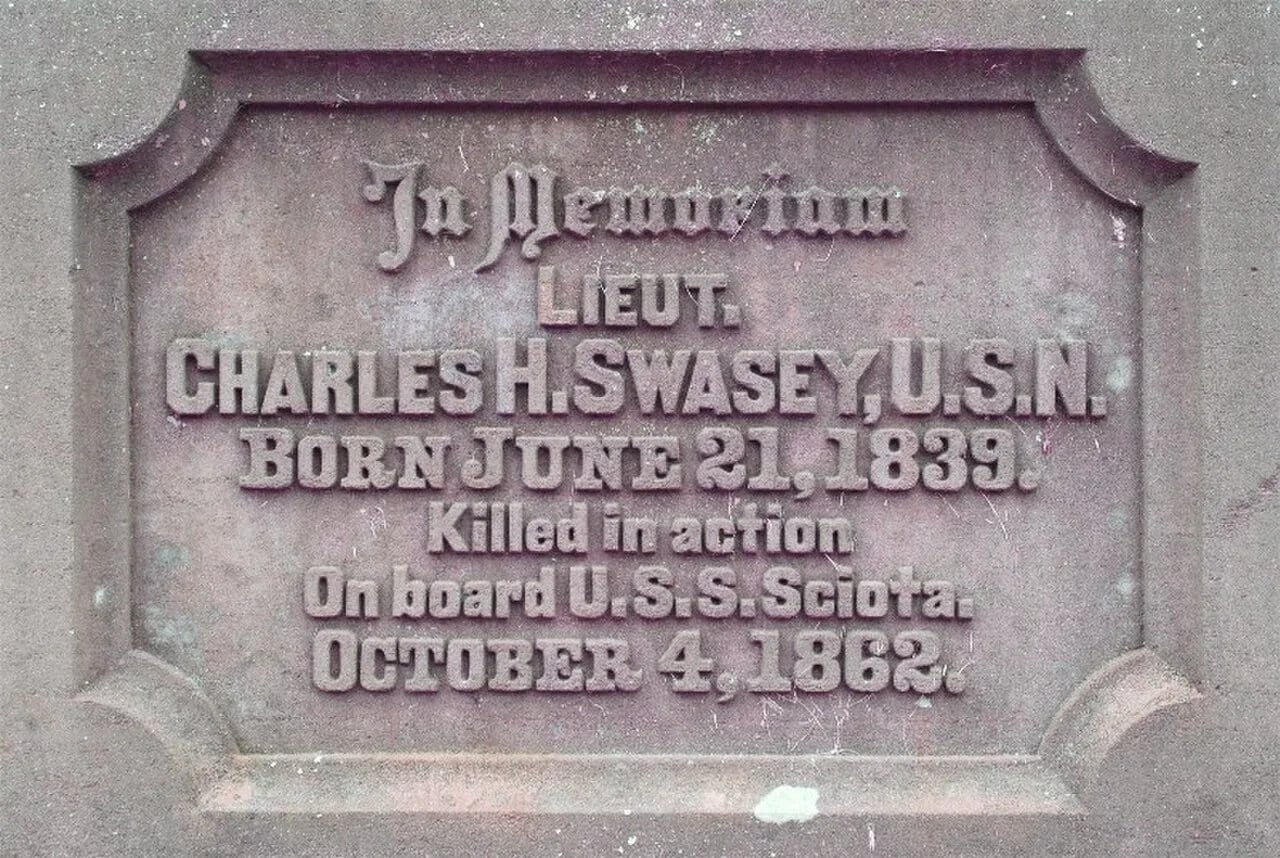 Portrait of Charles Swasey (1839–1862) – memorial page