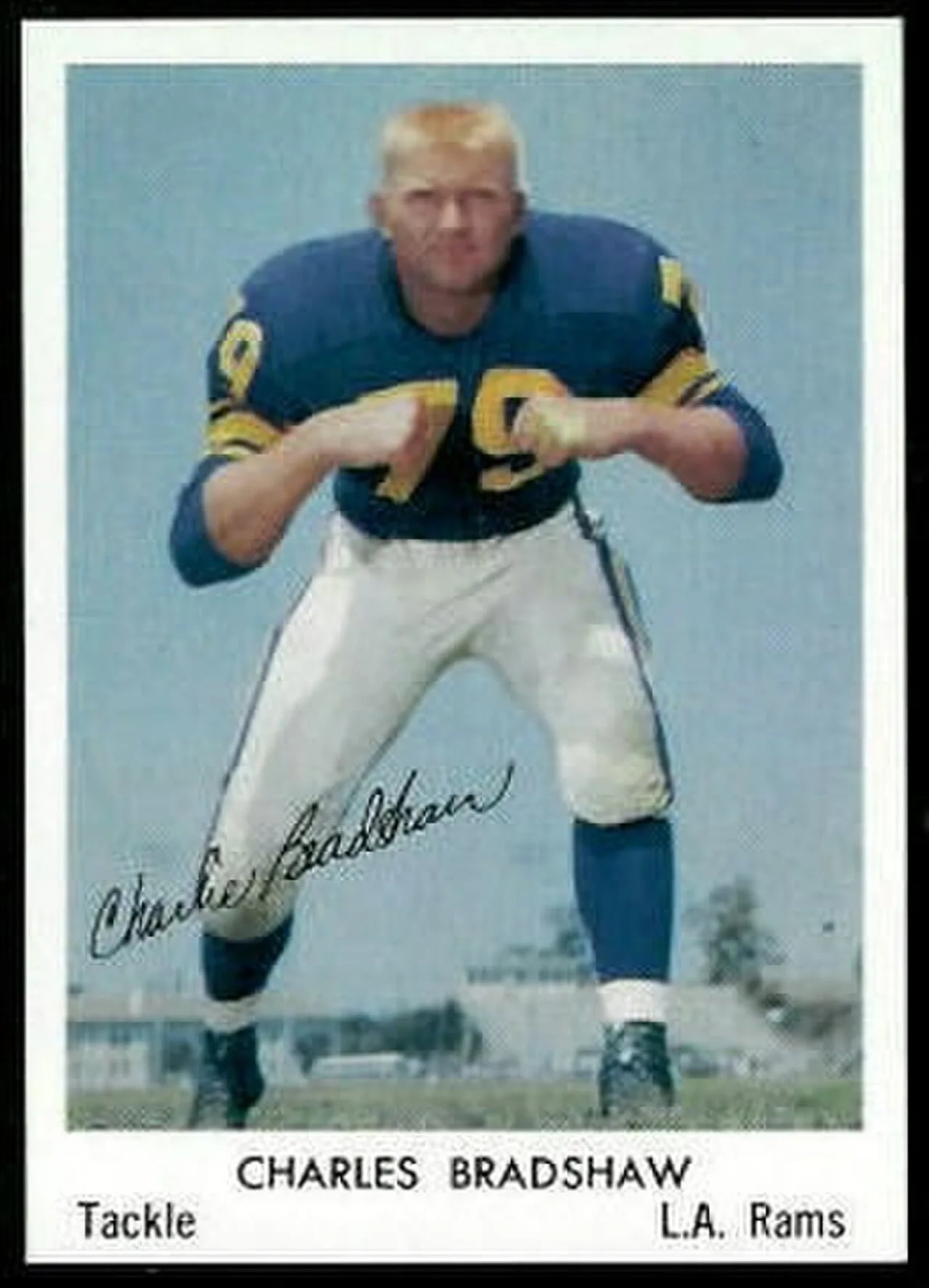 Portrait of Charlie Bradshaw (1936–2002) – memorial page