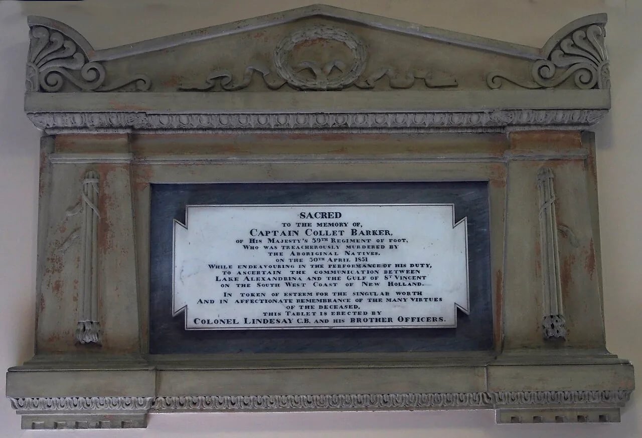 Portrait of Collet Barker (1784–1831) – memorial page