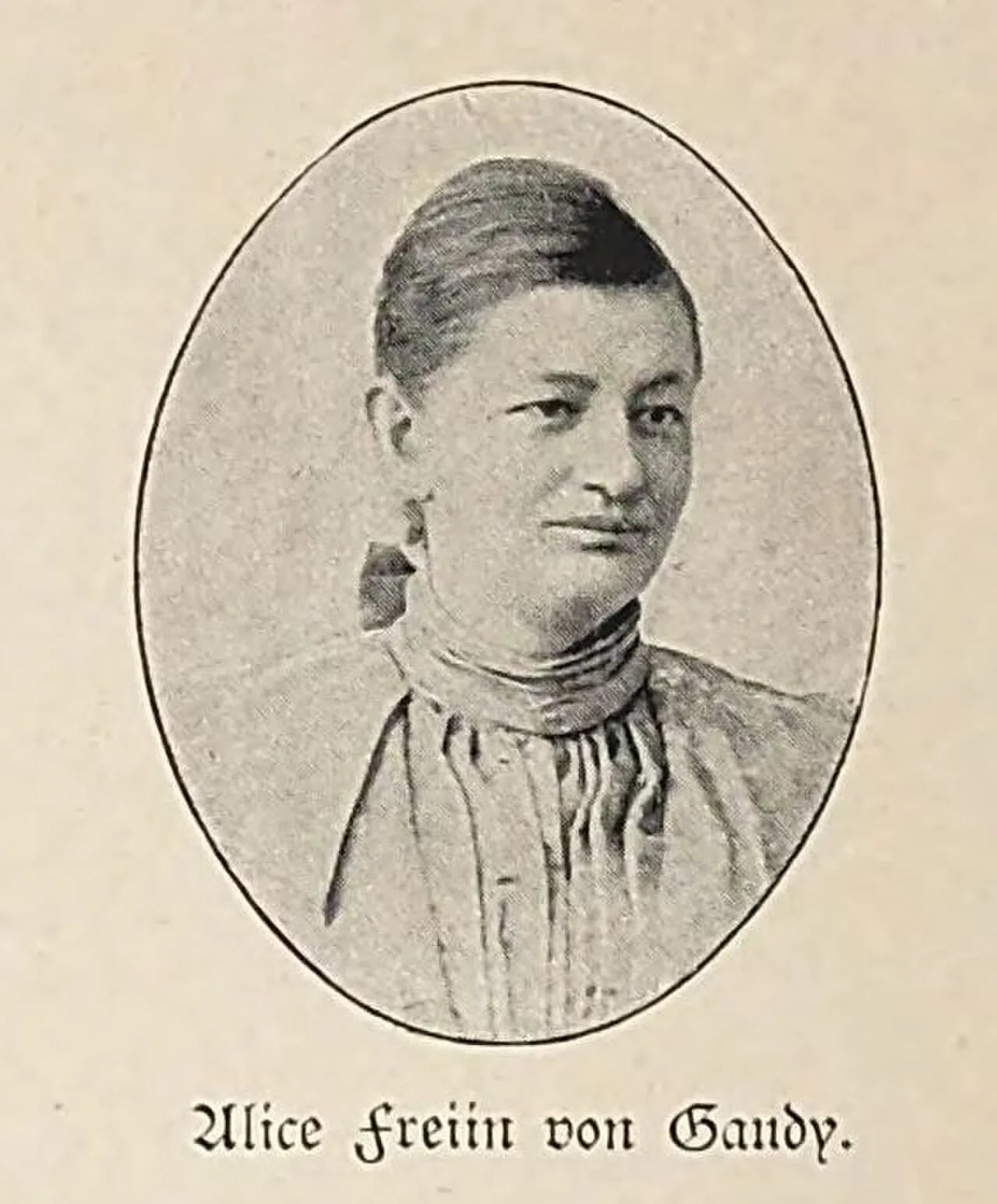Portrait of Alice von Gaudy (1863–1929) – memorial page