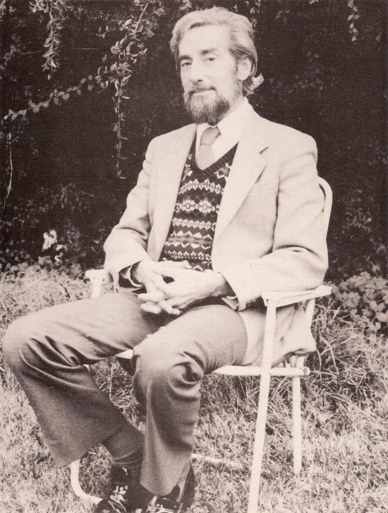 Portrait of David Bromige (1933–2009) – memorial page