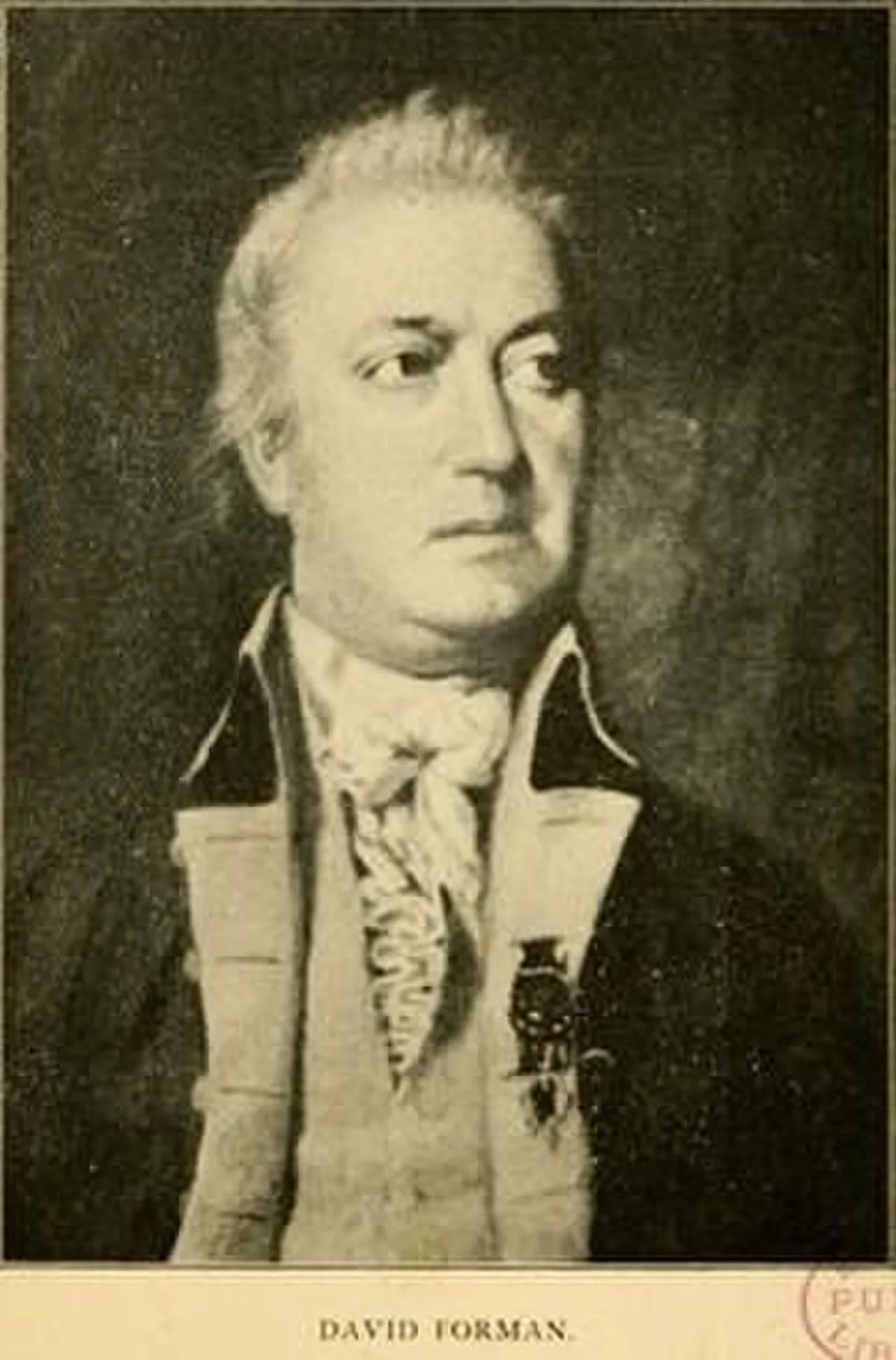 Portrait of David Forman (1745–1797) – memorial page