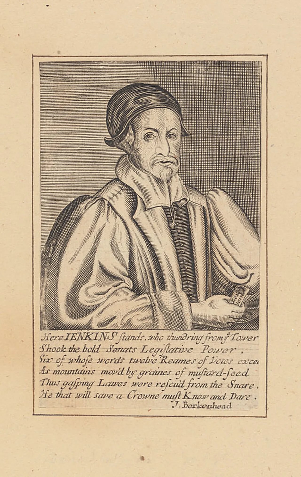 Porträt von David Jenkins (1582–1663) – Gedenkseite