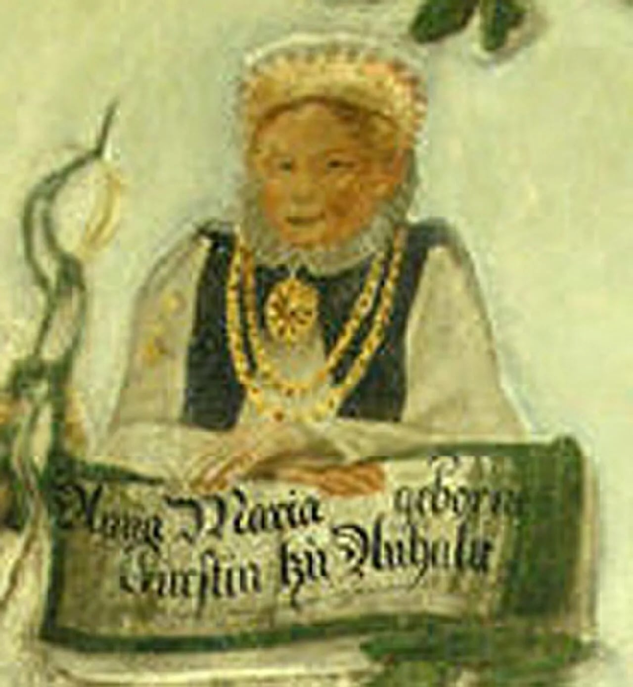 Portrait of Anna Maria von Anhalt (1561–1605) – memorial page