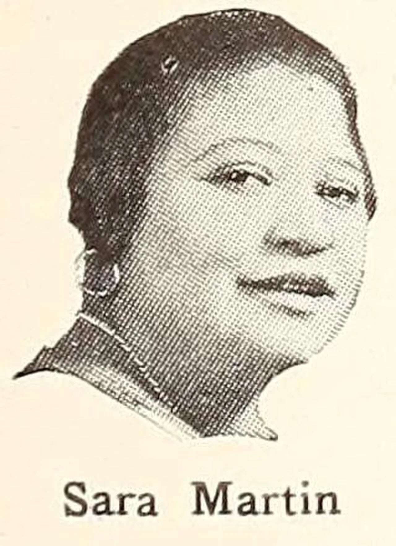 Porträt von Sara Martin (1884–1955) – Gedenkseite