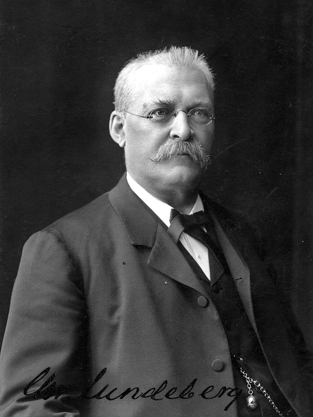 Porträt von Christian Lundeberg (1842–1911) – Gedenkseite