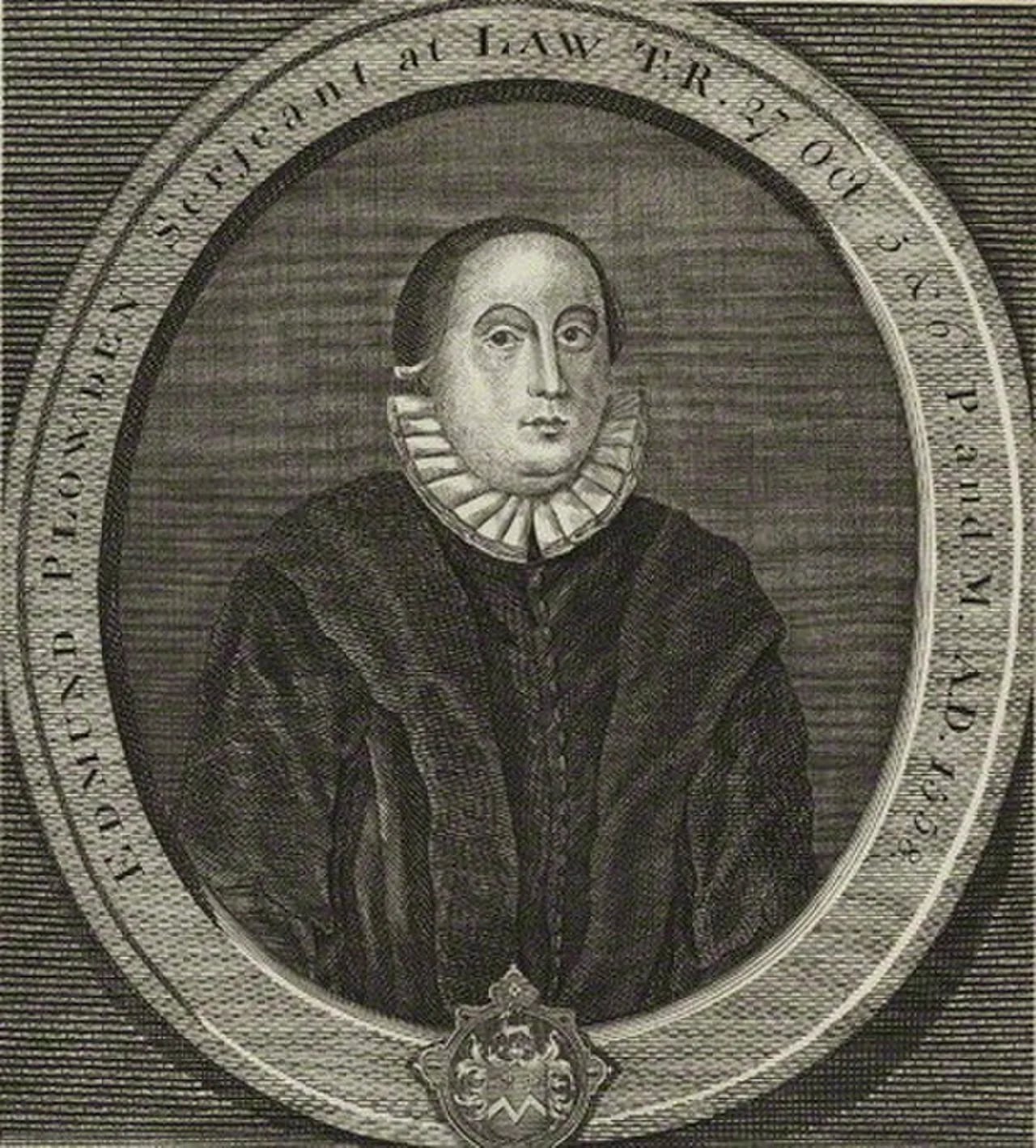 Portrait of Edmund Plowden (1518–1585) – memorial page