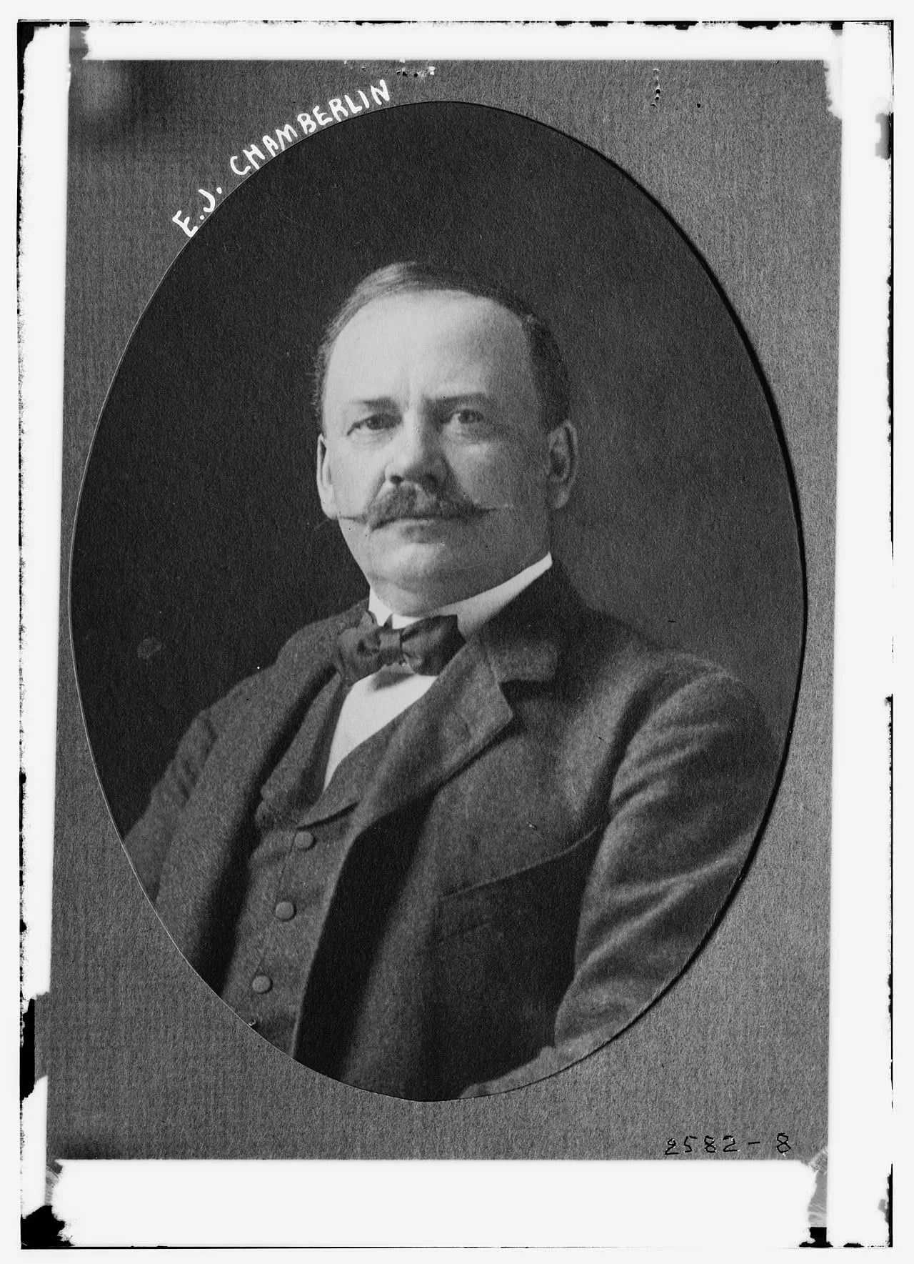 Portrait of Edson Joseph Chamberlin (1852–1924) – memorial page