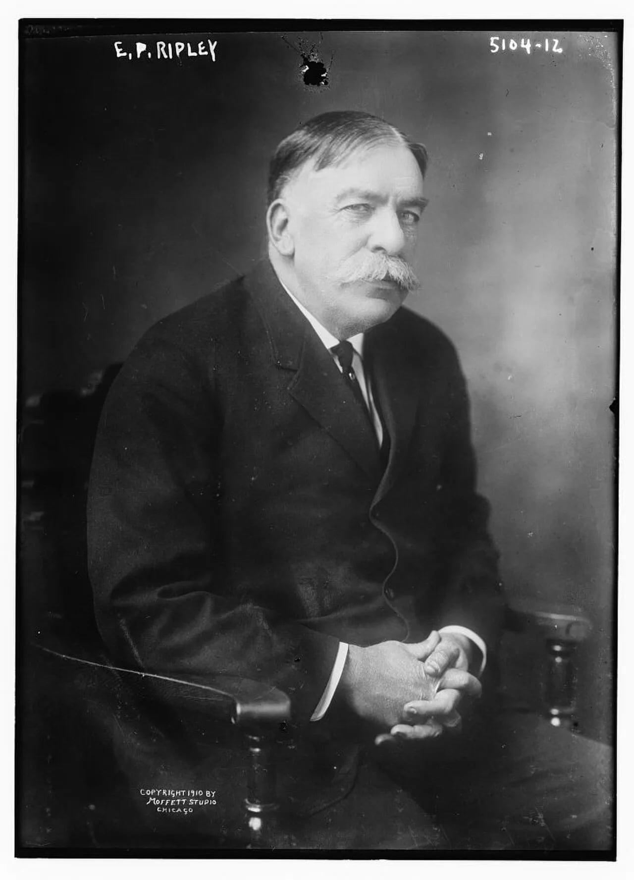 Porträt von Edward Payson Ripley (1845–1920) – Gedenkseite