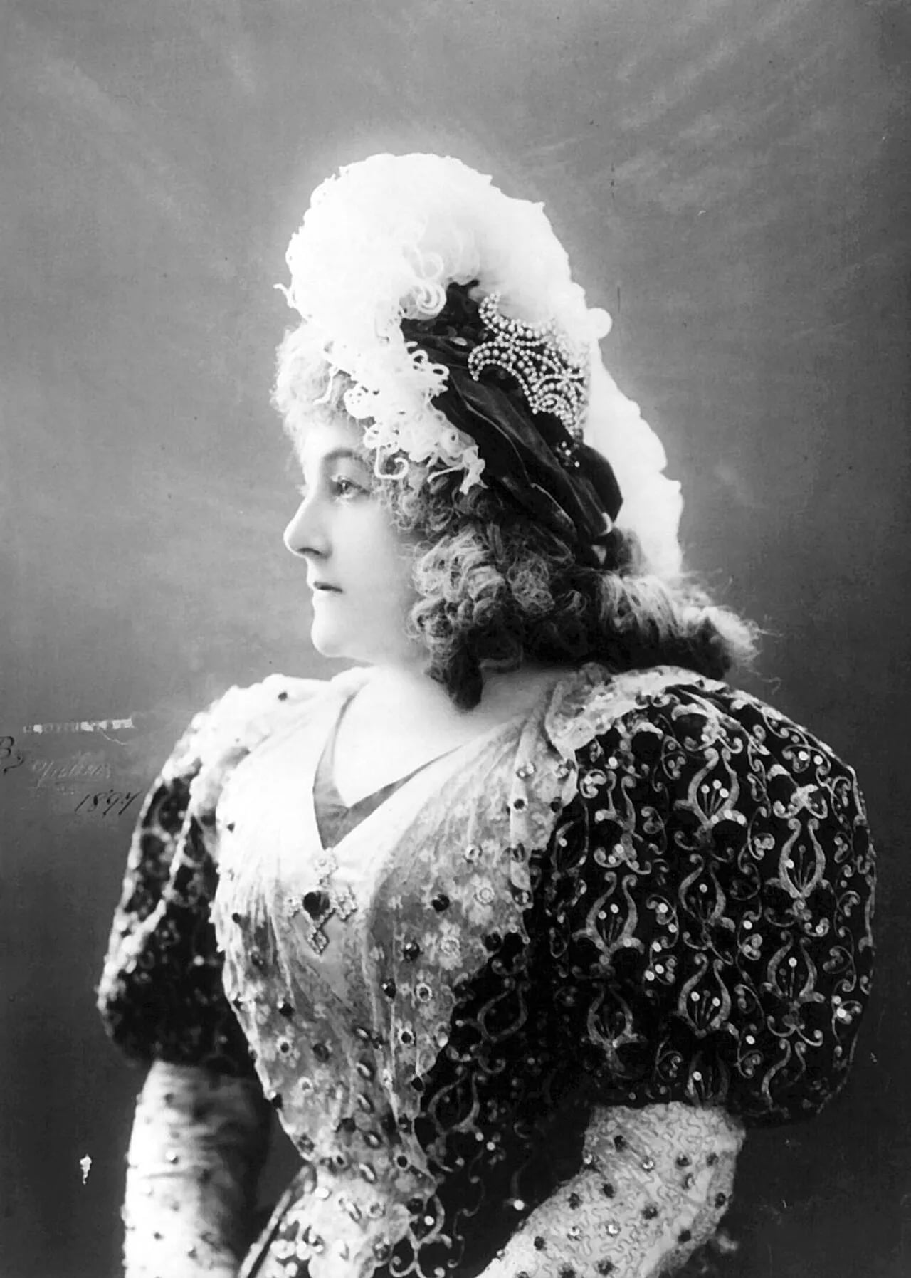 Porträt von Fanny Davenport (1850–1898) – Gedenkseite