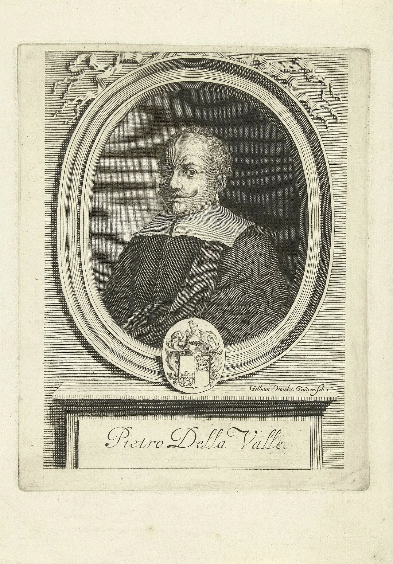 Porträt von Pietro della Valle (1586–1652) – Gedenkseite