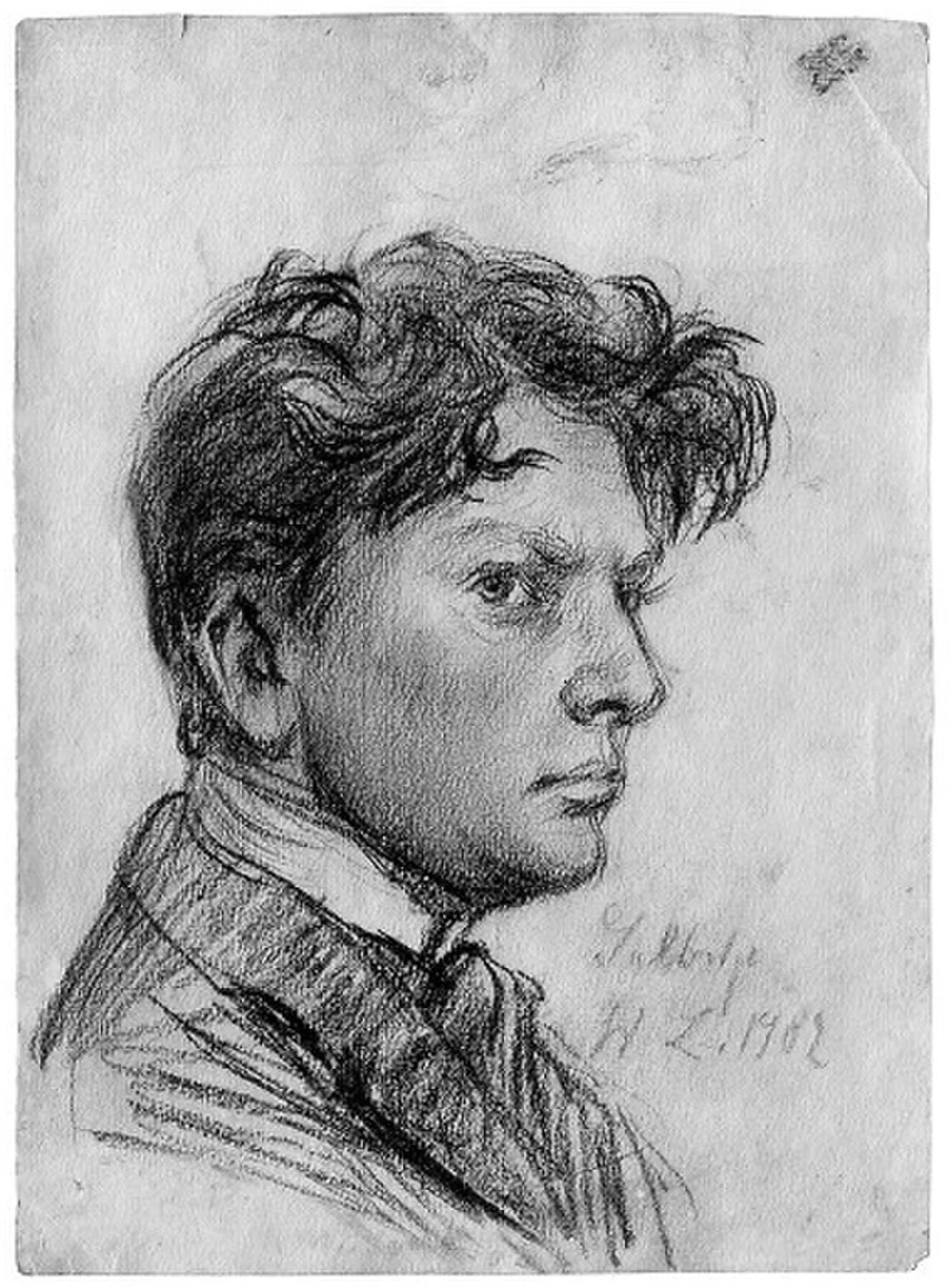 Porträt von Wilhelm Lehmbruck (1881–1919) – Gedenkseite