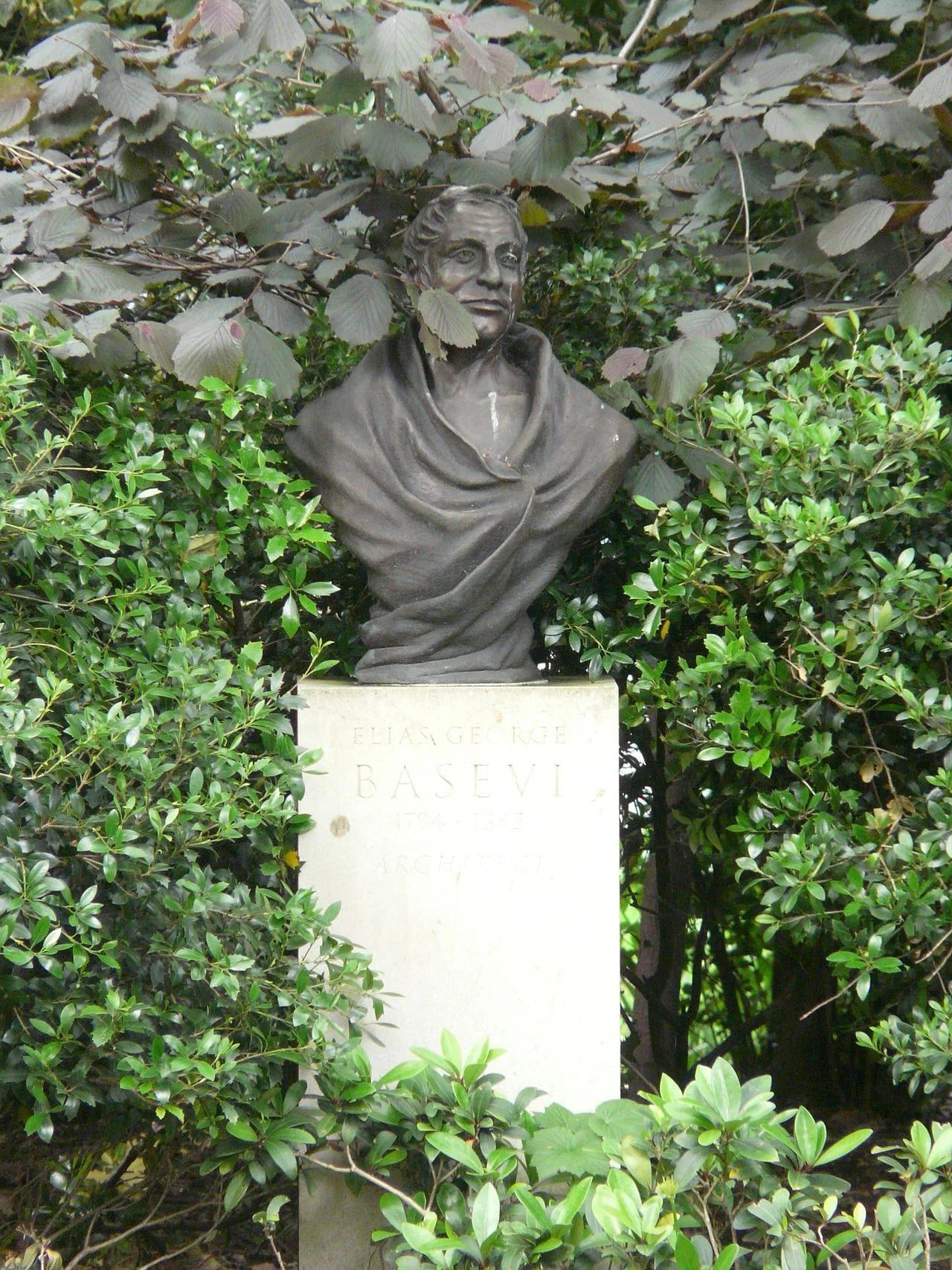 Portrait of George Basevi (1794–1845) – memorial page