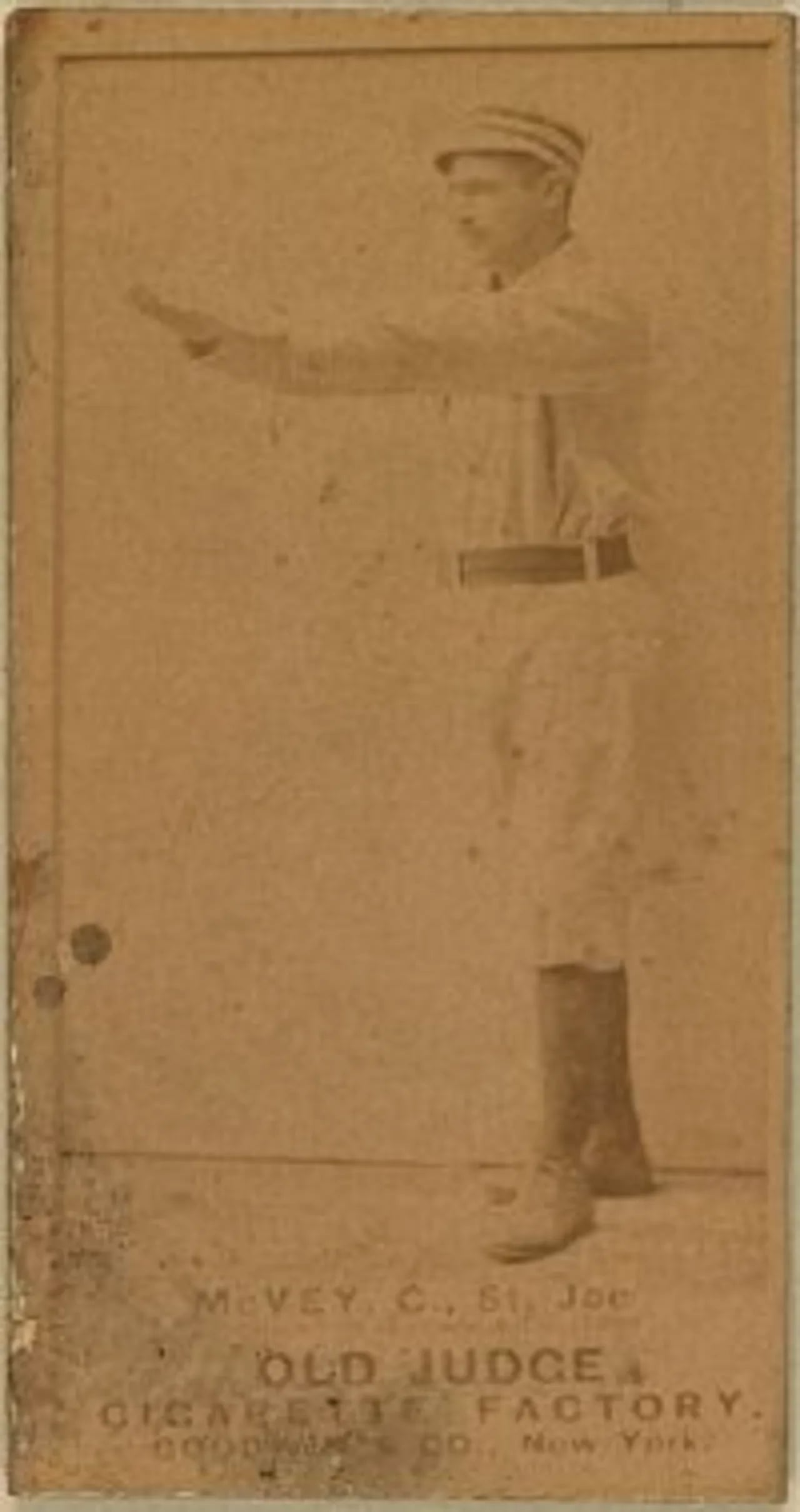 Porträt von George McVey (1865–1896) – Gedenkseite