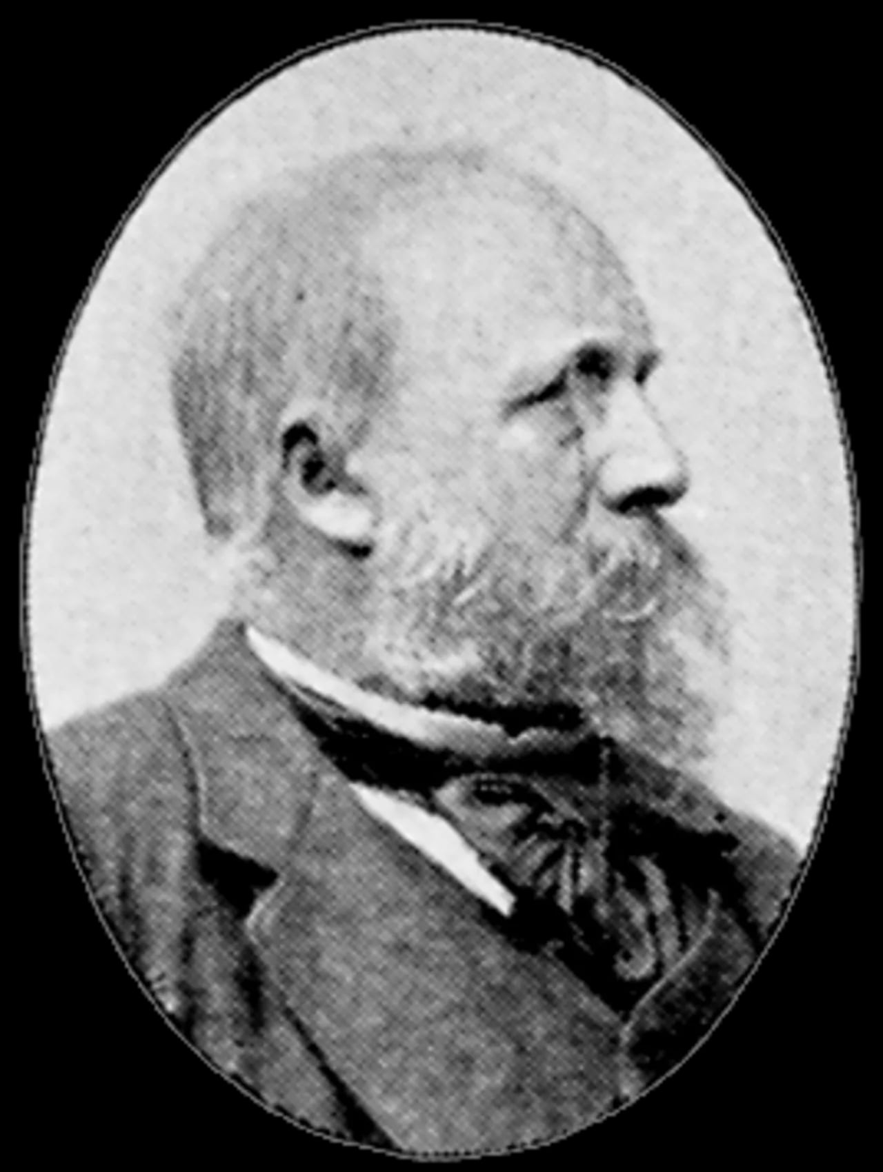 Porträt von Bernhard August Beskow (1837–1910) – Gedenkseite
