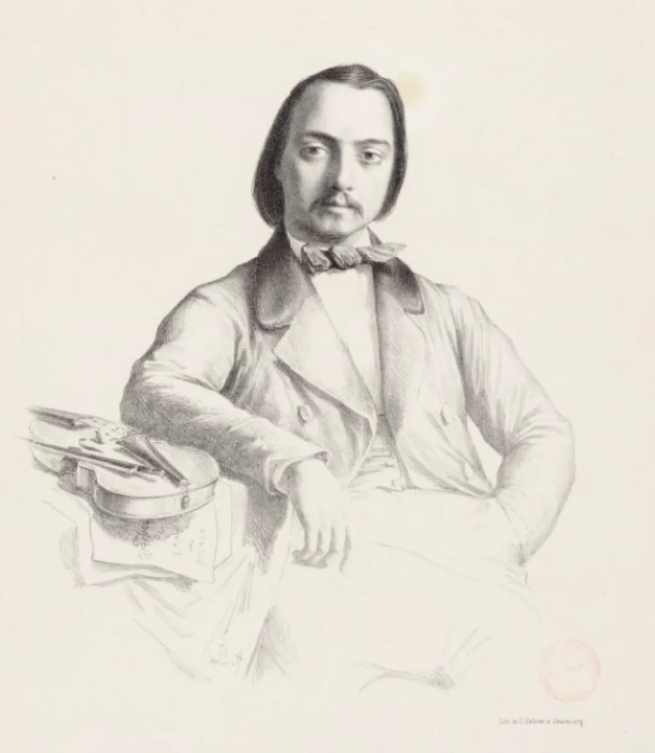 Porträt von Vincenzo Sighicelli (1830–1905) – Gedenkseite