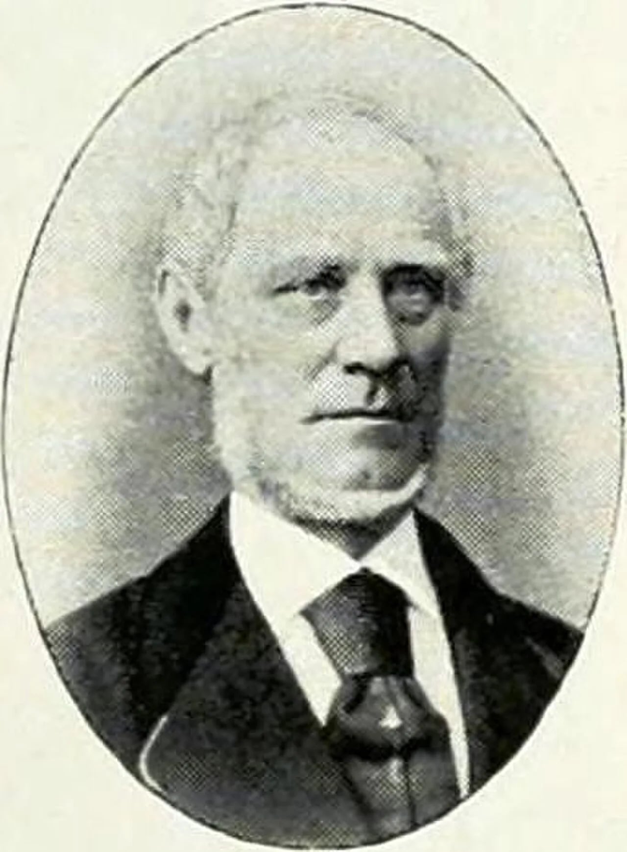 Porträt von Johan Gustaf Brolin (1816–1908) – Gedenkseite