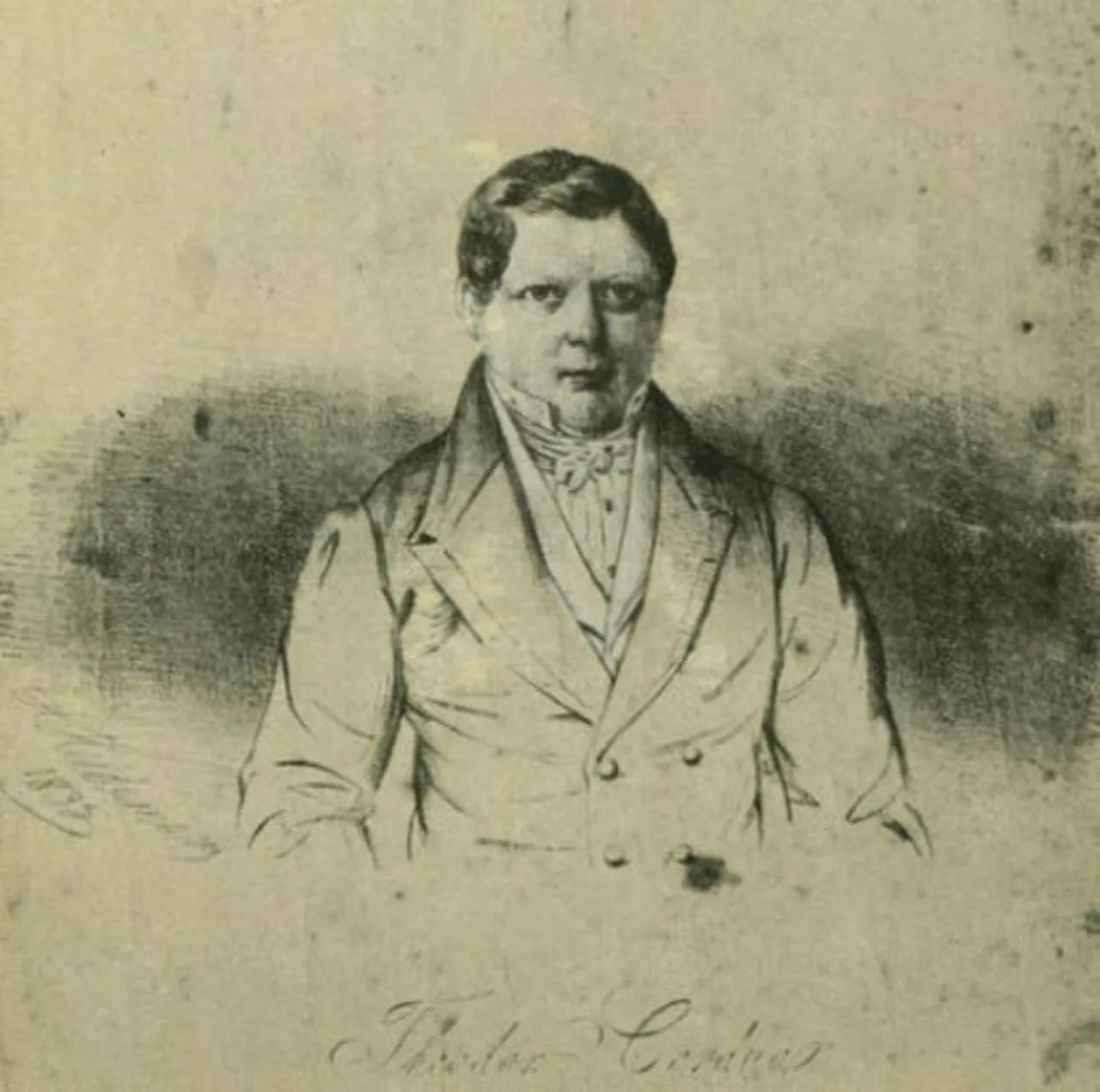 Portrait of Theodor Cordua (1796–1857) – memorial page