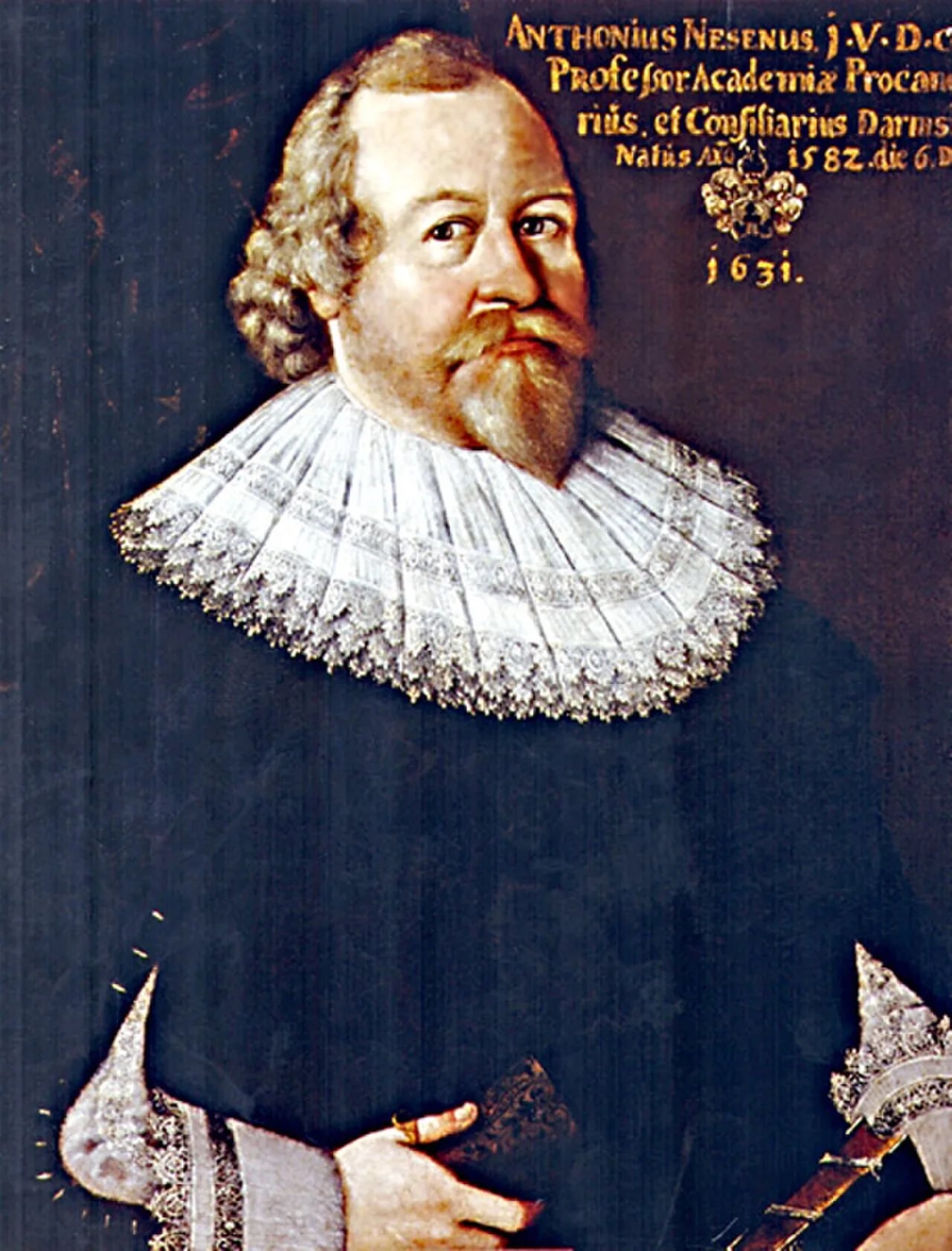 Porträt von Anton Nesen (1582–1640) – Gedenkseite