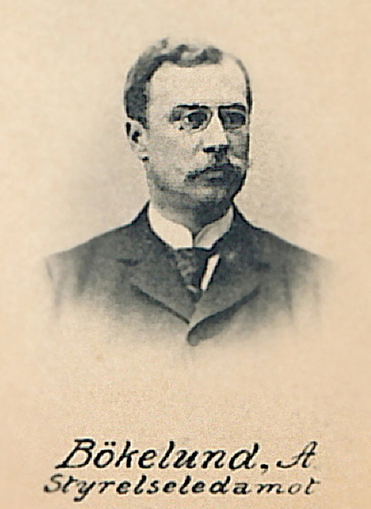 Porträt von Axel Bökelund (1859–1941) – Gedenkseite