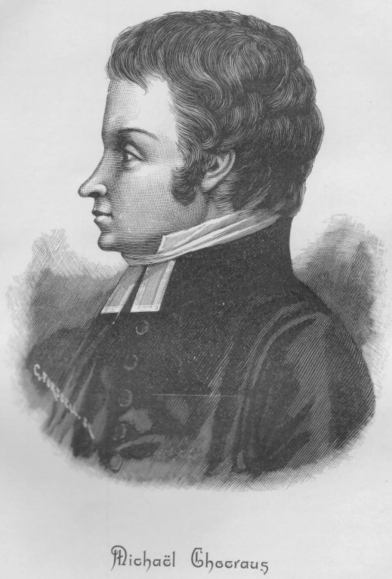 Portrait of Michael Choræus (1774–1806) – memorial page