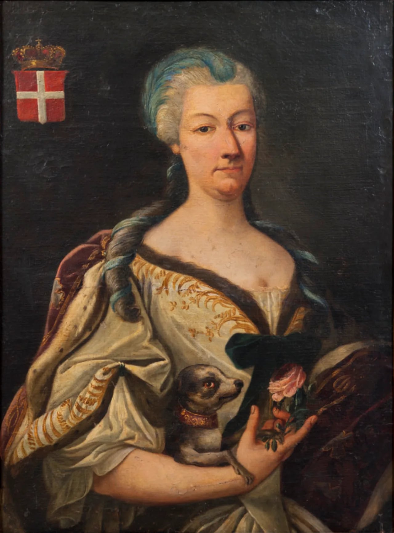 Porträt von Anna Victoria von Savoyen (1683–1763) – Gedenkseite
