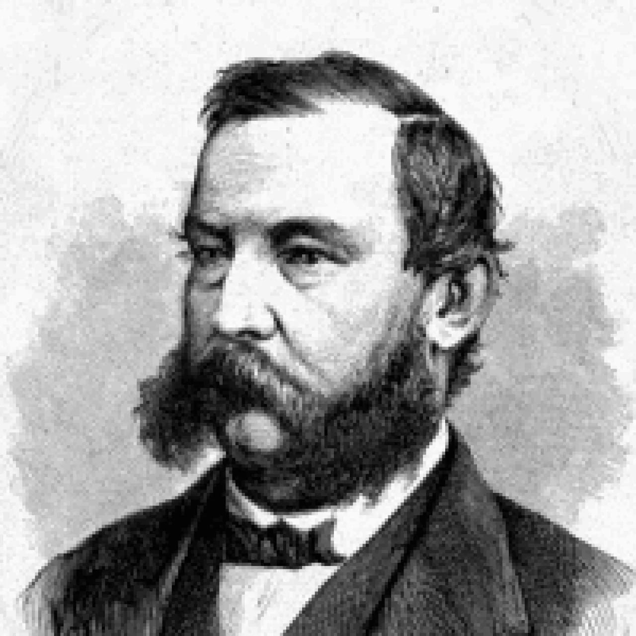 Porträt von Anson Burlingame (1820–1870) – Gedenkseite