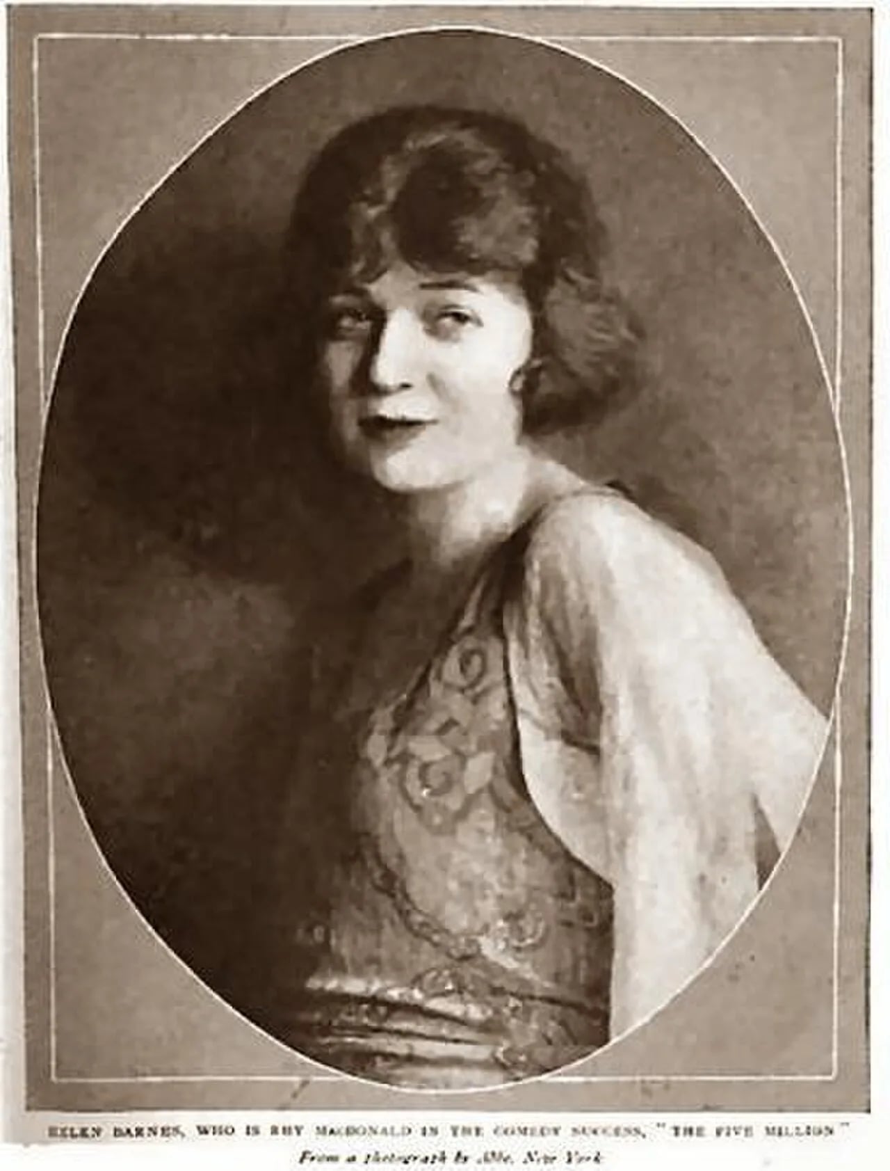 Porträt von Helen Barnes (1895–1925) – Gedenkseite