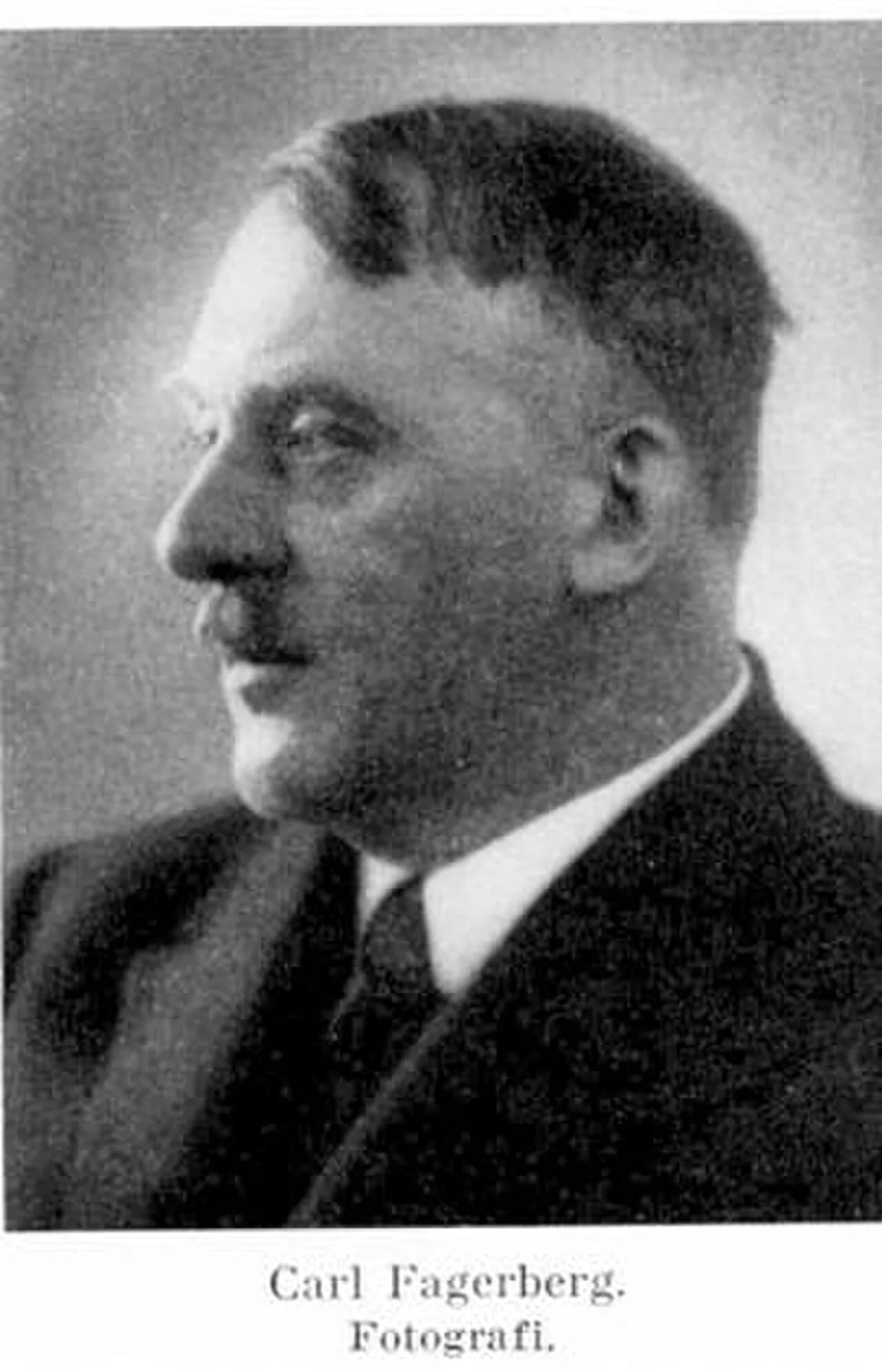Portrait of Carl Fagerberg (1878–1948) – memorial page