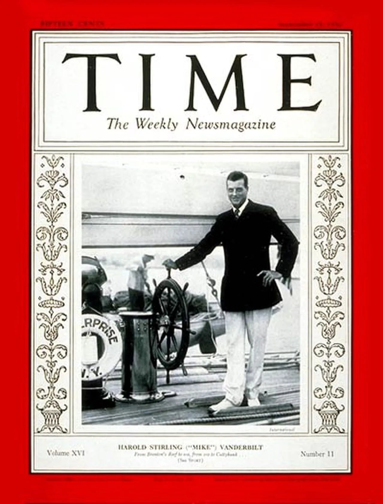 Porträt von Harold S. Vanderbilt (1884–1970) – Gedenkseite
