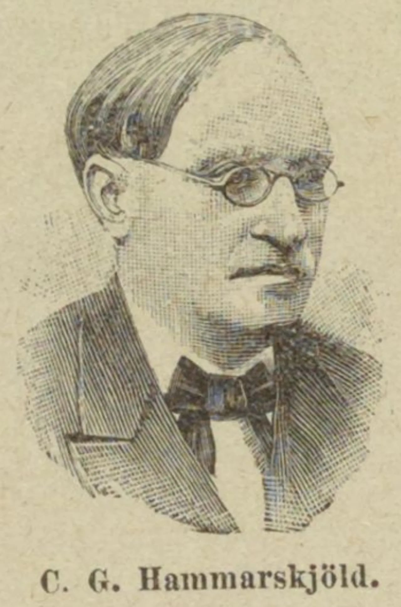 Porträt von Carl Hammarskjöld (1838–1898) – Gedenkseite