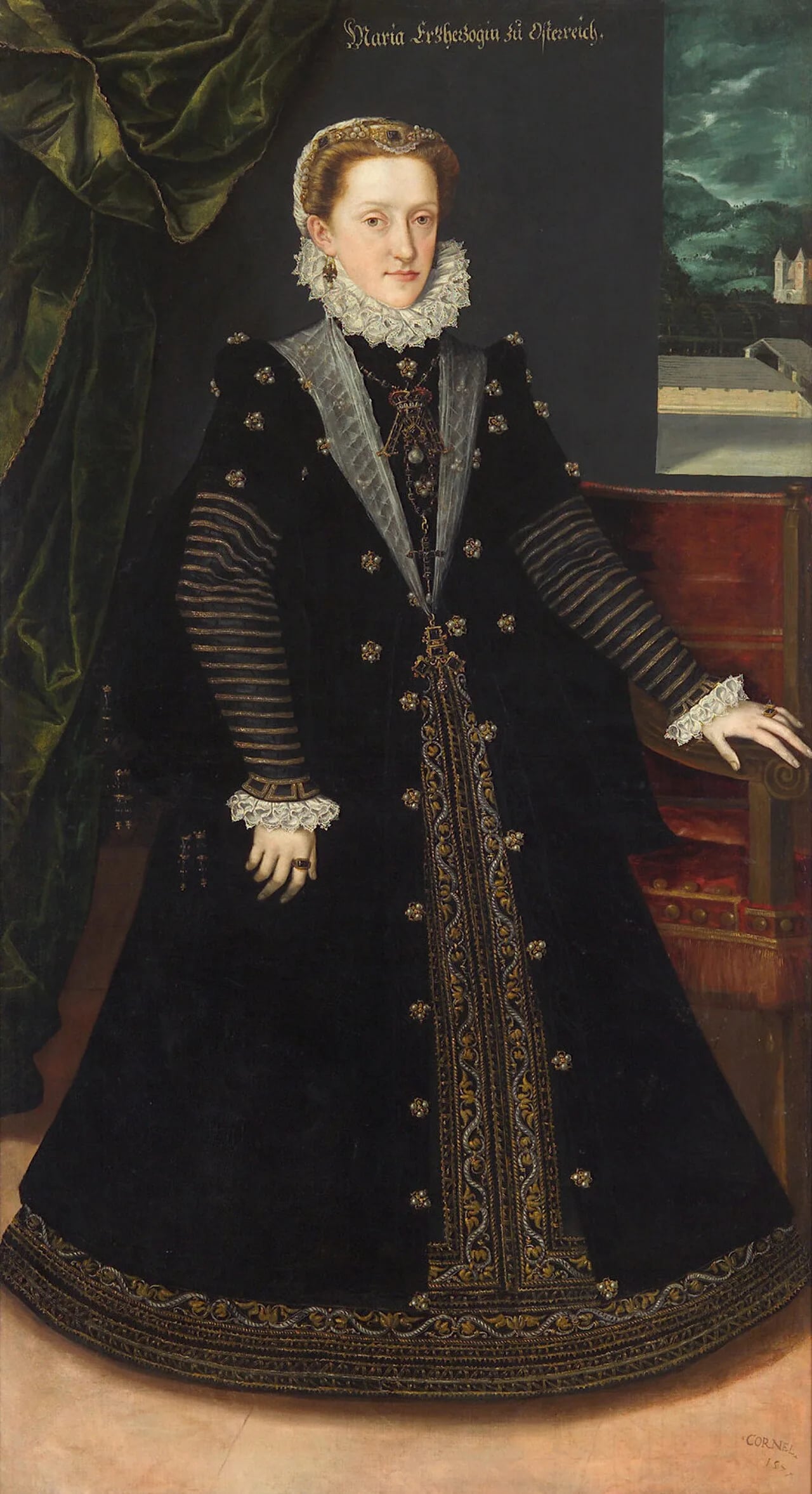 Porträt von Maria Anna von Bayern (1551–1608) – Gedenkseite