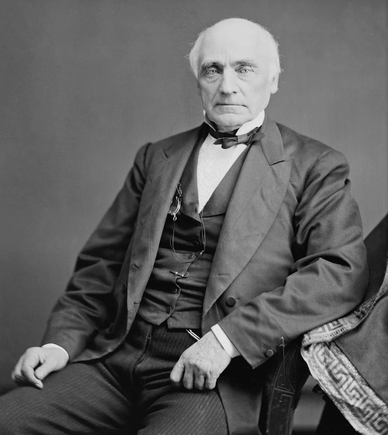 Porträt von Lot M. Morrill (1813–1883) – Gedenkseite