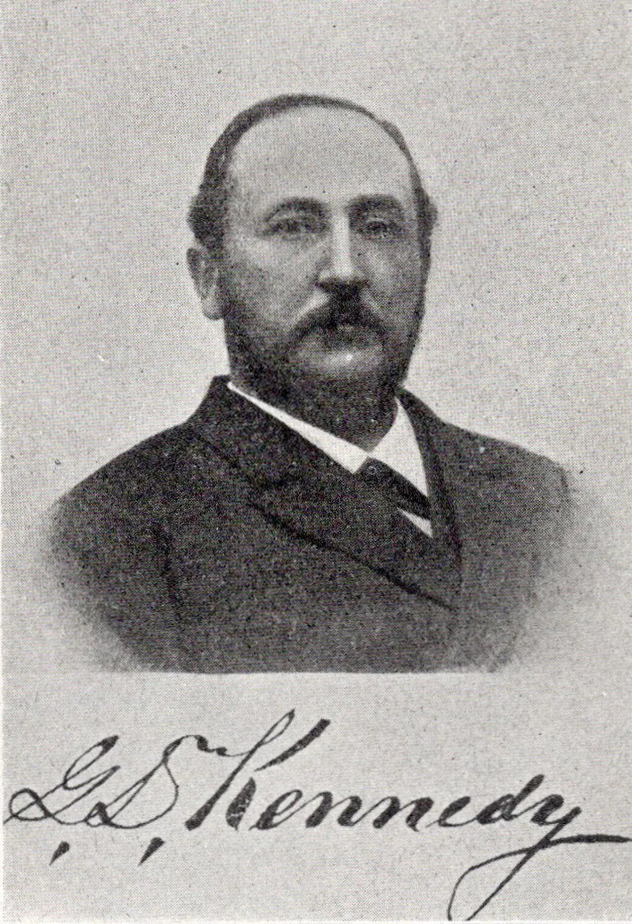 Porträt von Georg Douglas Kennedy (1850–1916) – Gedenkseite