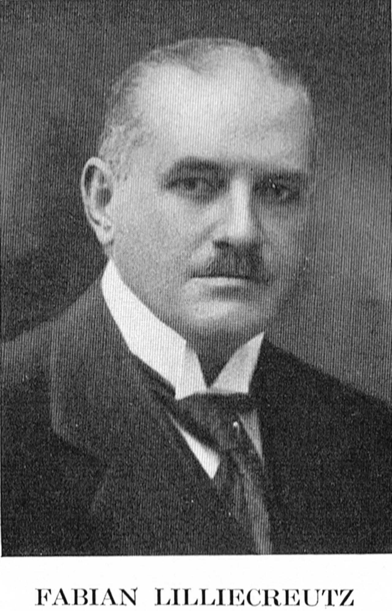 Porträt von Fabian Lilliecreutz (1866–1935) – Gedenkseite