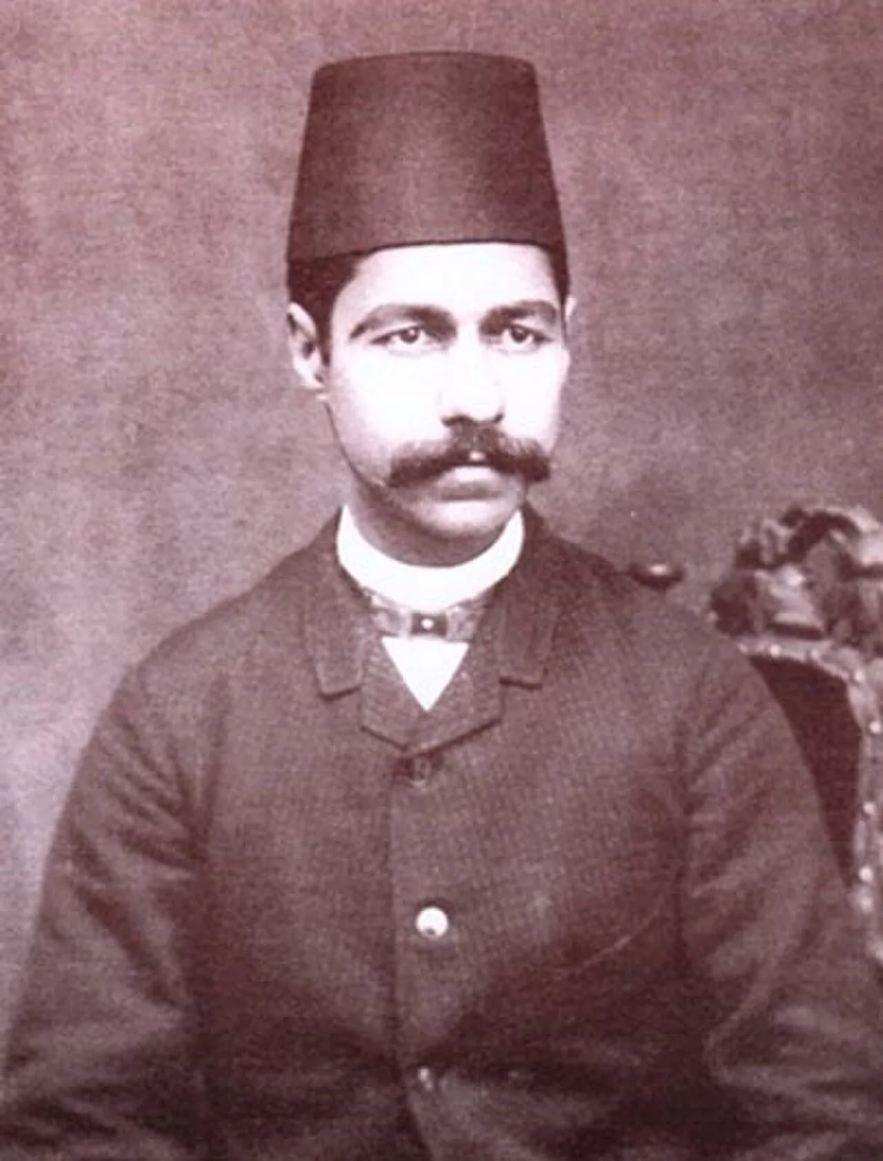 Portrait of Mirza Aqa Khan Kermani (1854–1897) – memorial page