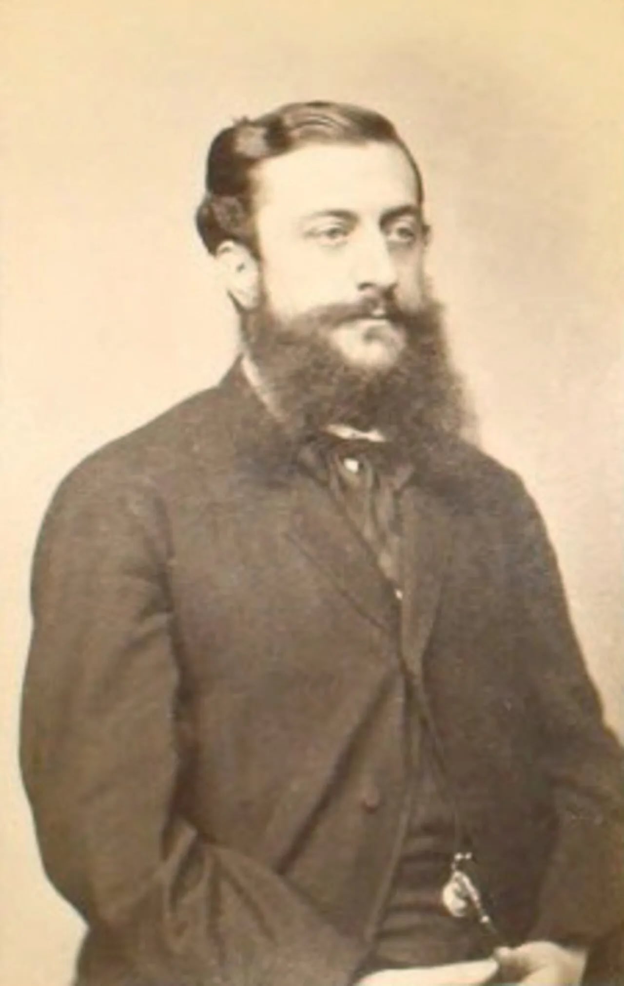 Porträt von Louis De Clercq (1837–1901) – Gedenkseite