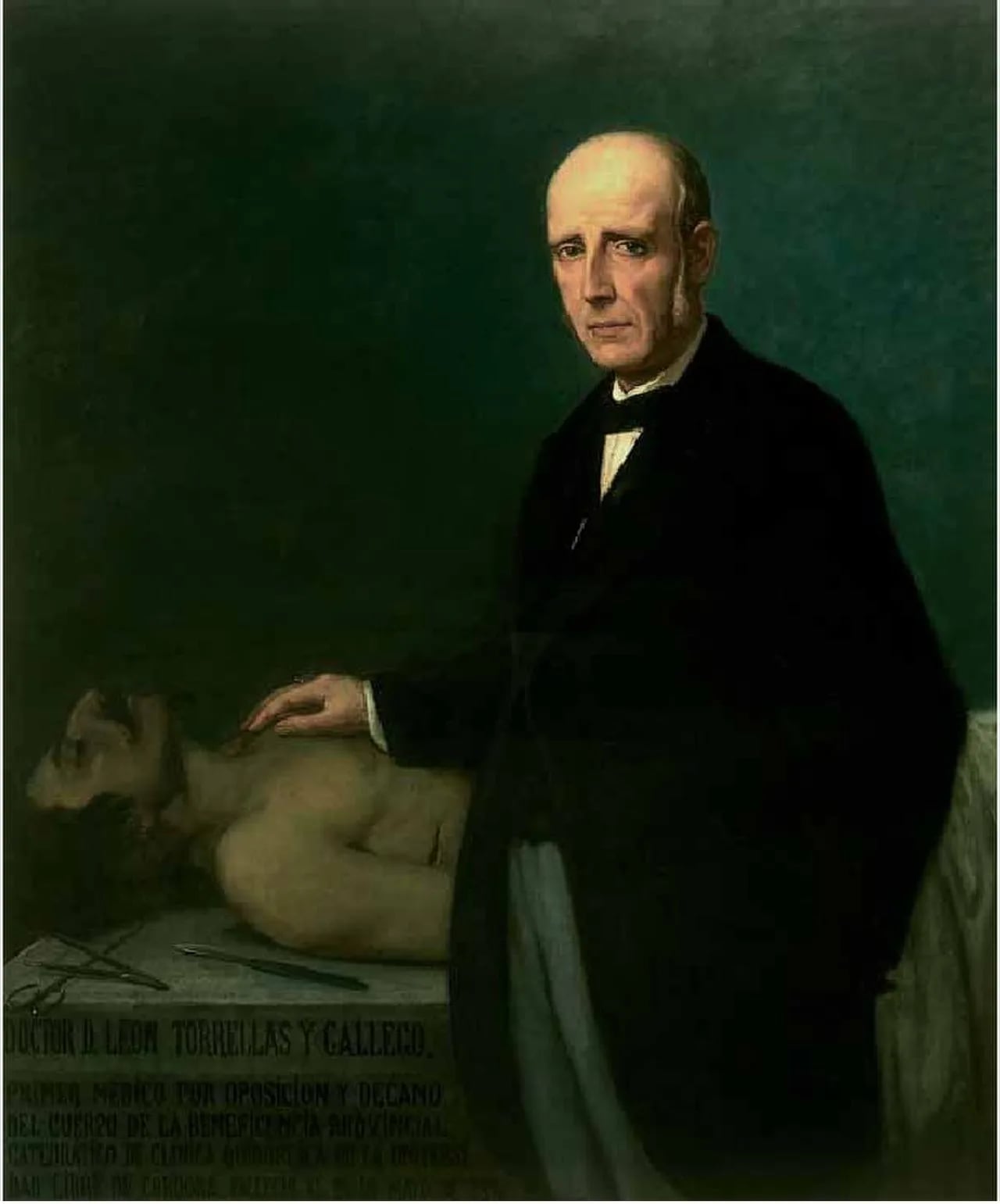 Porträt von León Torrellas y Gallego (1817–1890) – Gedenkseite
