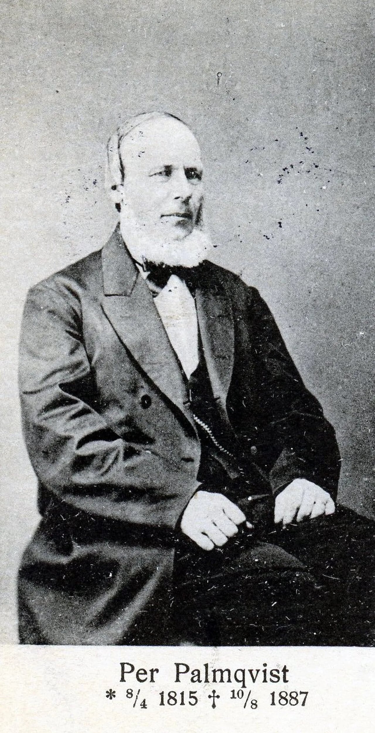 Porträt von Per Palmqvist (1815–1887) – Gedenkseite