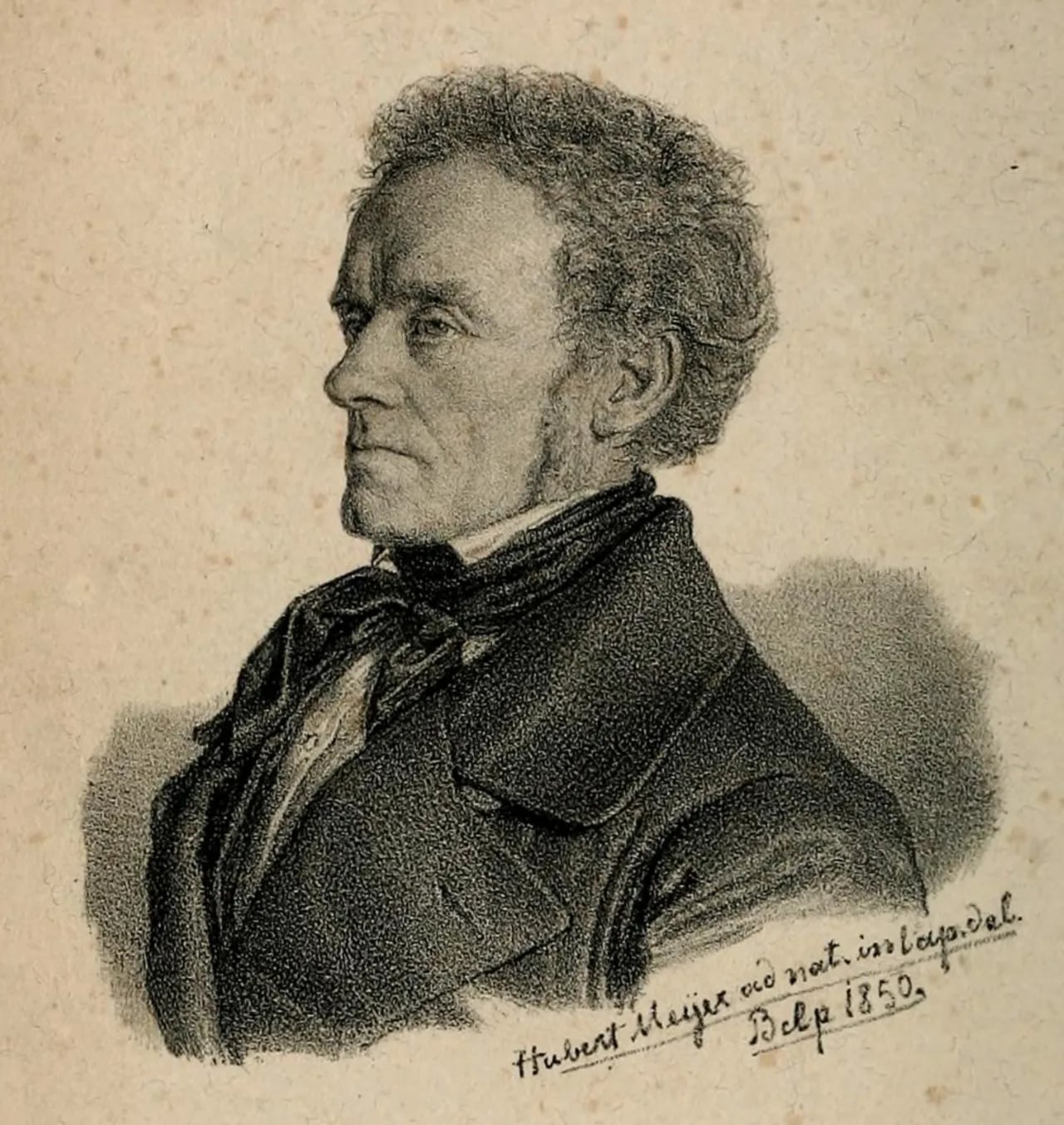 Porträt von Ludwig Emanuel Schaerer (1785–1853) – Gedenkseite
