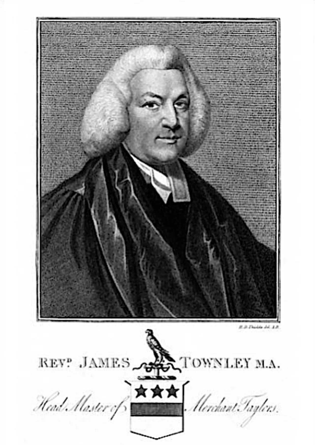 Portrait of James Townley (1714–1778) – memorial page